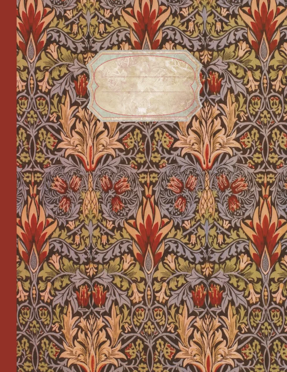 Vintage Style Blank Sheet Music Book 12 Staves Staff Paper for Composers