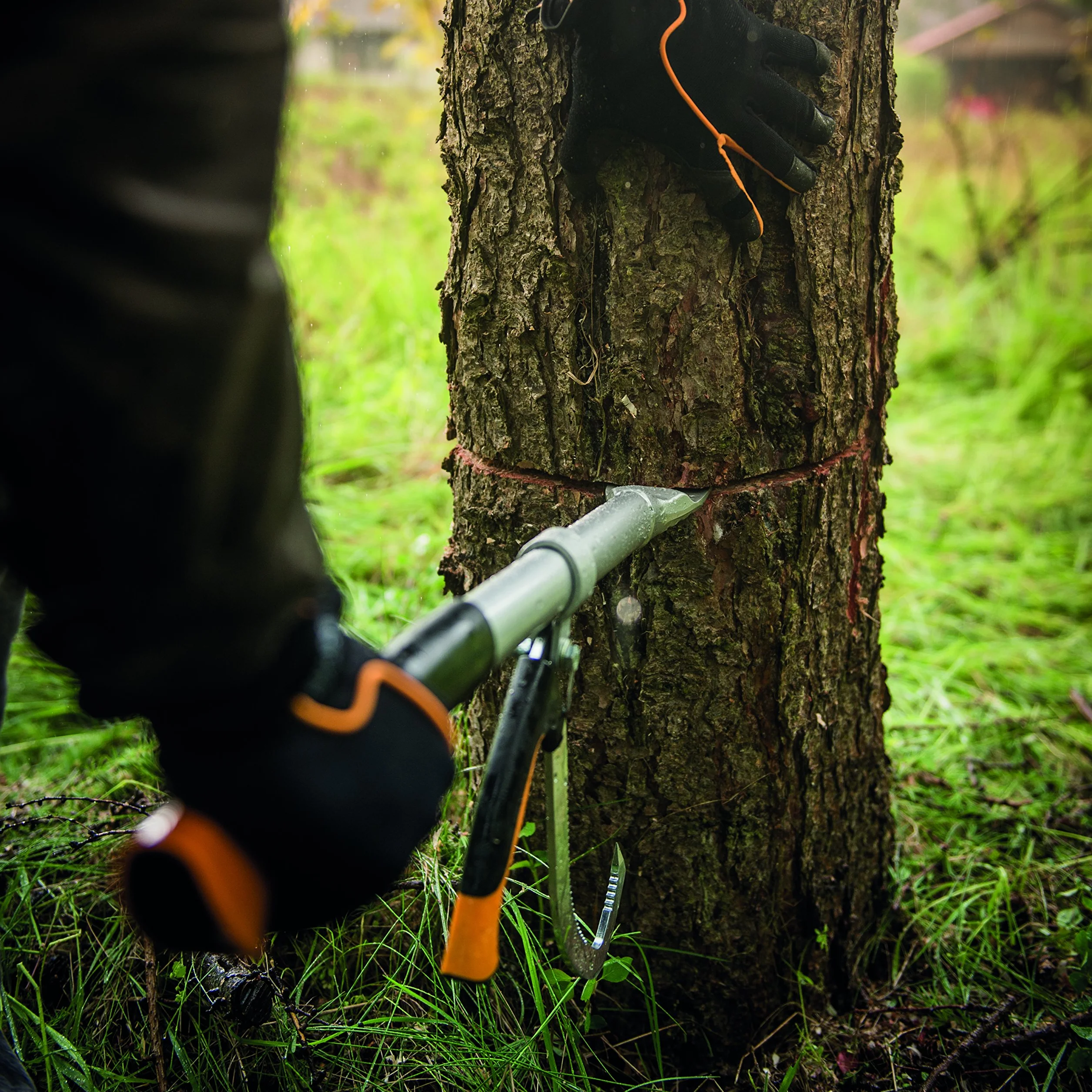 Fiskars WoodXpert Dźwignia-obracak do podnoszenia pni 115 cm czarna pomarańczowa srebrna