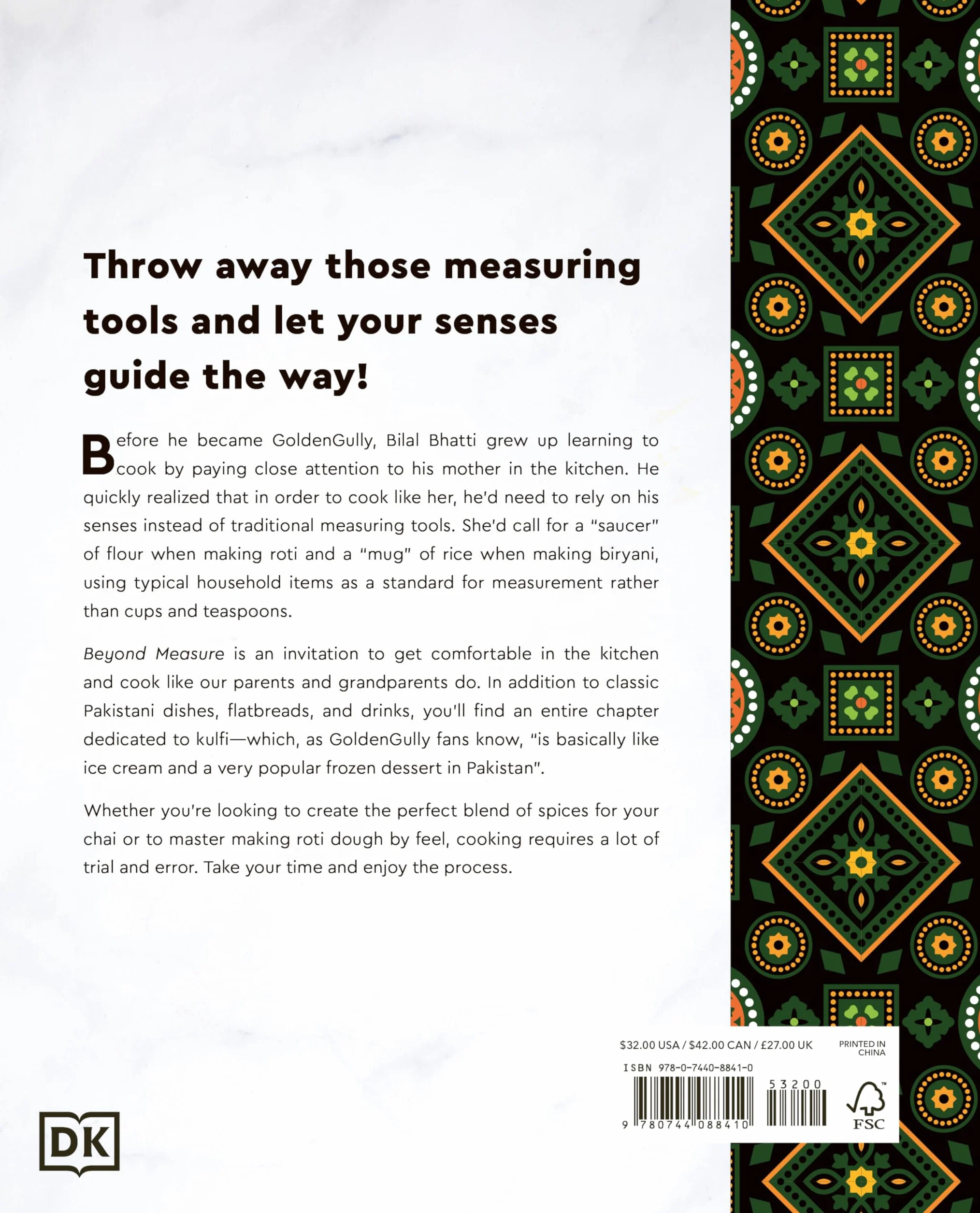 Beyond Measure: Pakistani Cooking by Feel with GoldenGully: A Cookbook