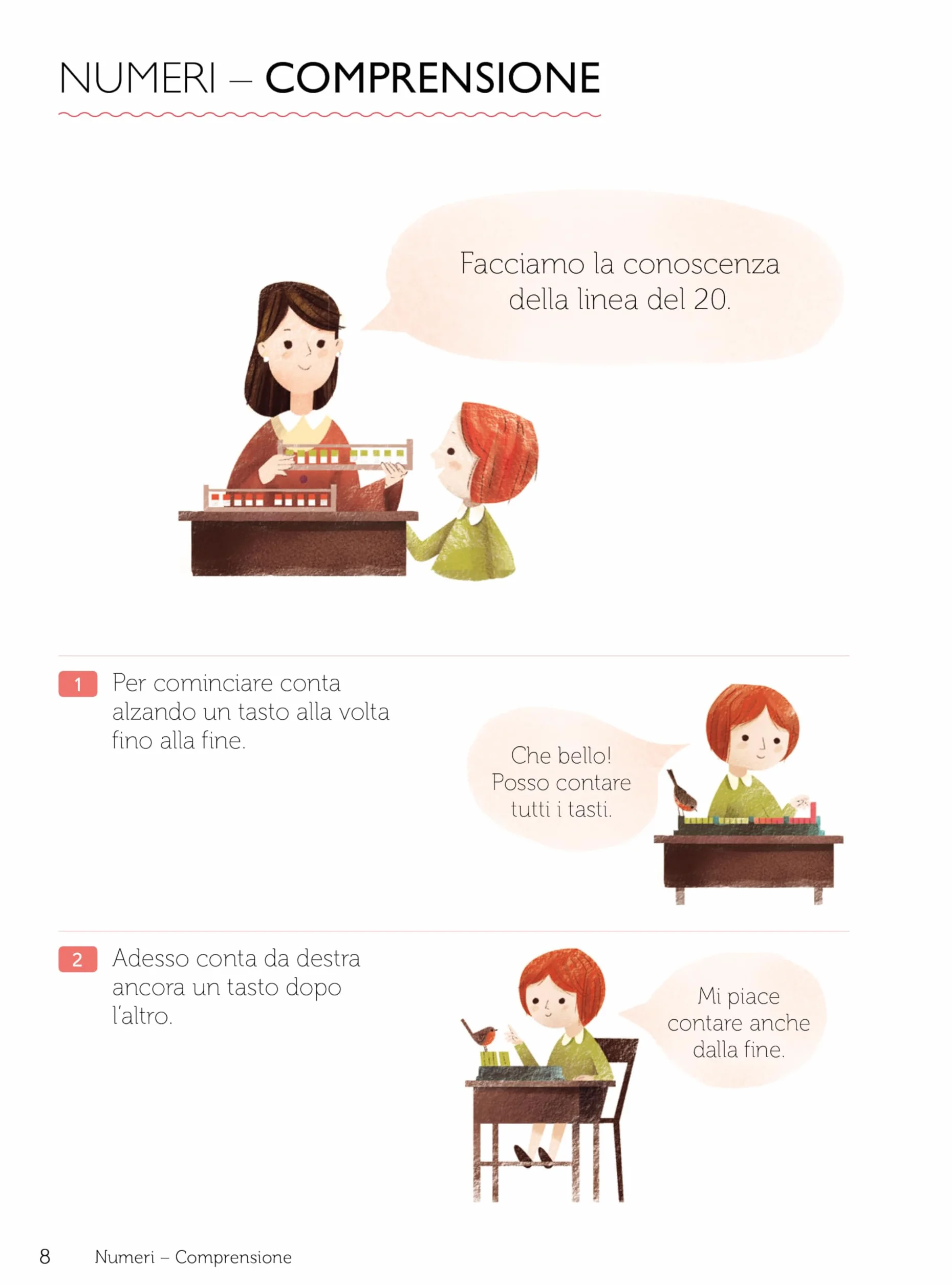 La linea del 20. Metodo analogico per l'apprendimento del calcolo. Con strumento