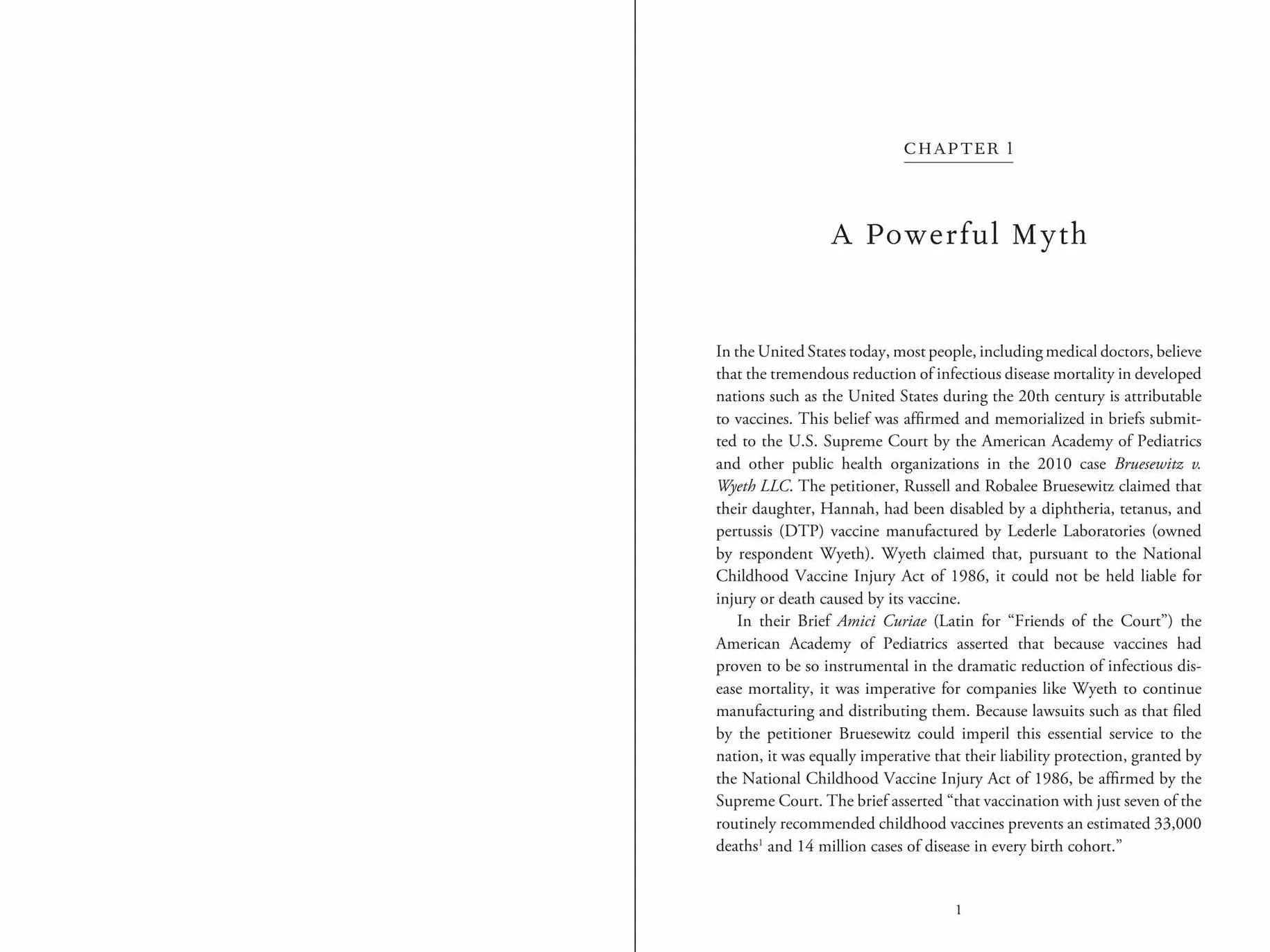 Vaccines: Mythology, Ideology, and Reality