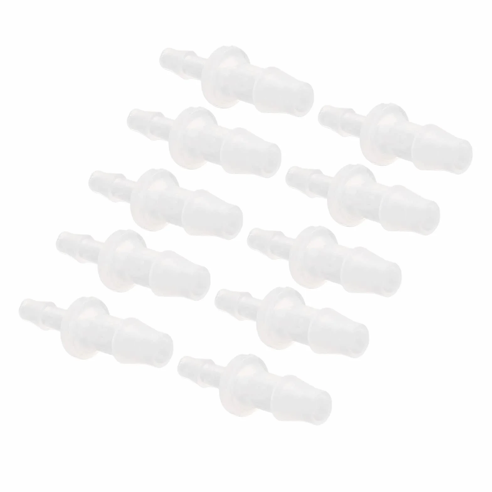 Złączka redukcyjna do węża – 10 szt. adapter pompy powietrza do akwarium i złącze redukcyjne do zastosowań w rurkach silikonowych (adapter 3,9-6,4)