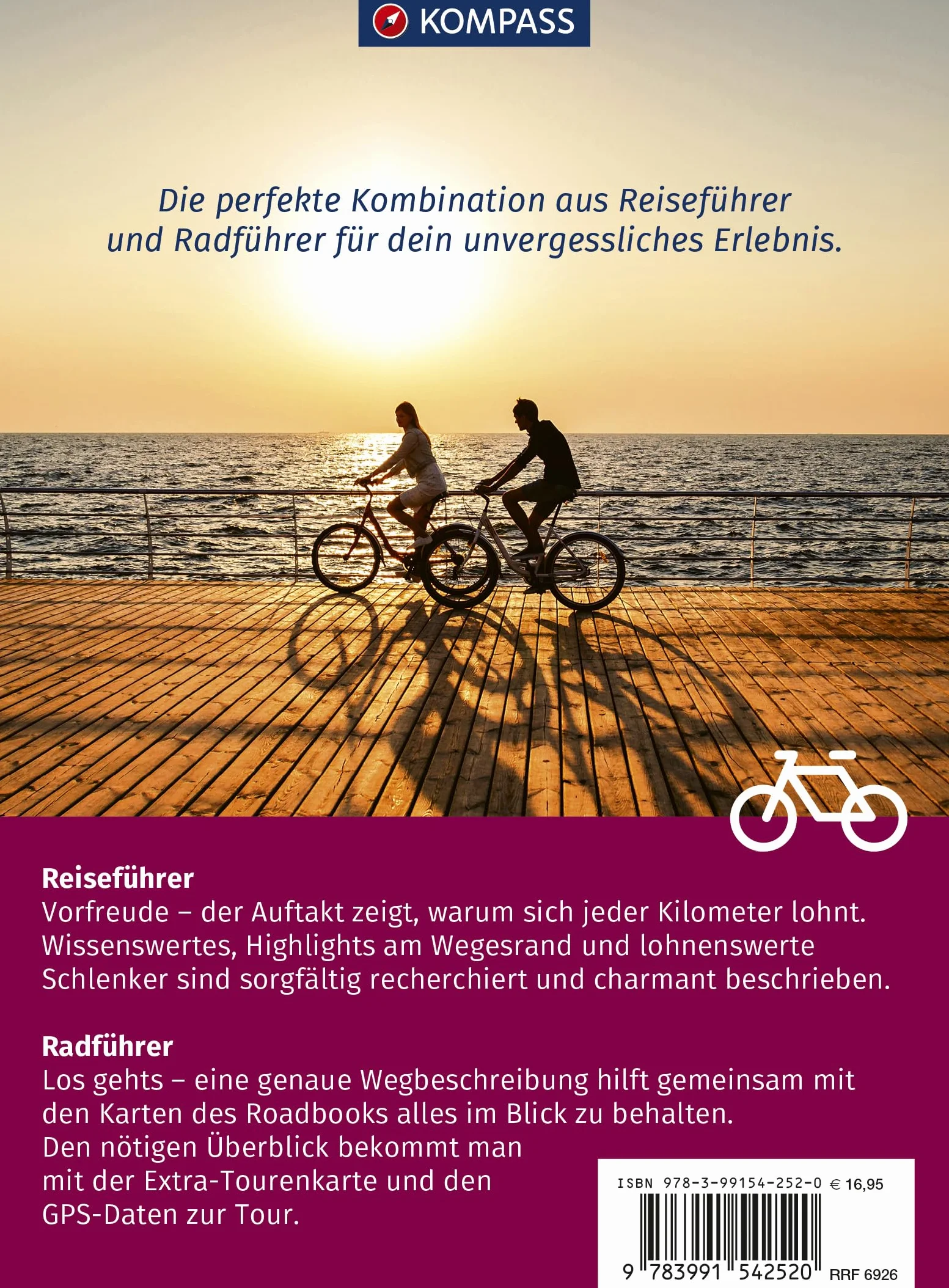 KOMPASS Radreiseführer Alpe Adria Radweg: Von Salzburg bis Grado, Extra-Tourenkarte, Streckenbeschreibung