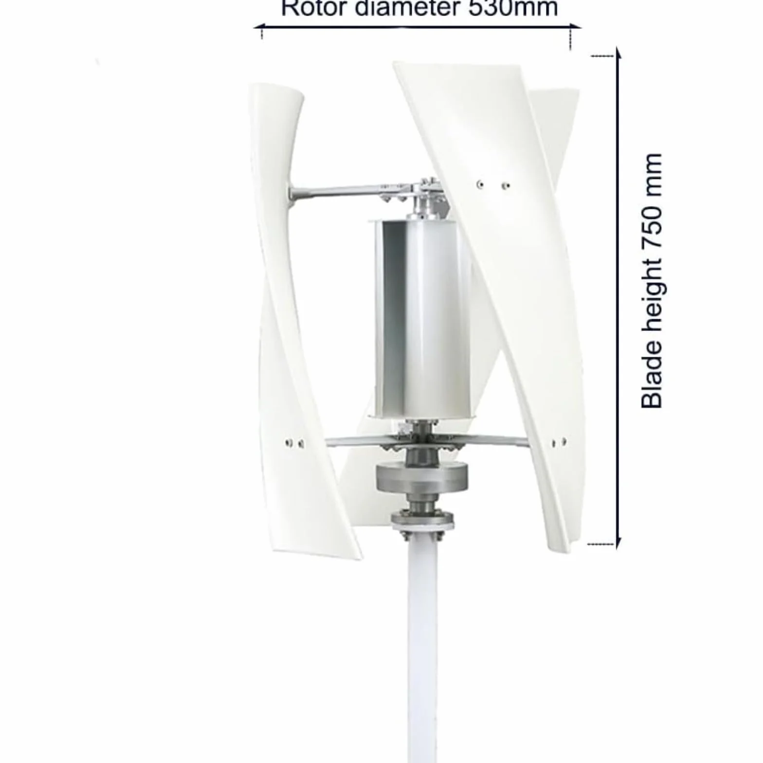 3000W Zestaw Generatora Turbiny Wiatrowej 24V 48V 220V z 3 łopatkami sterownikiem
