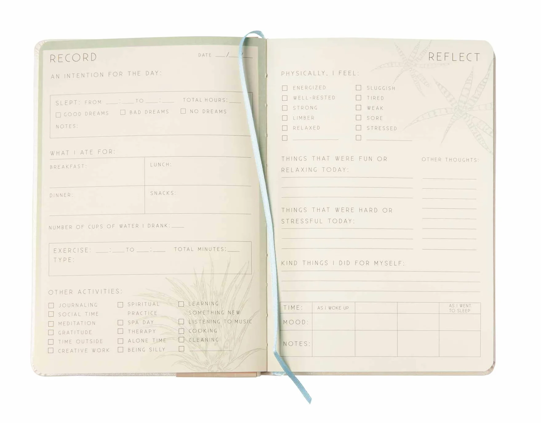 Self-Care: A Day and Night Reflection Journal (90 Days)