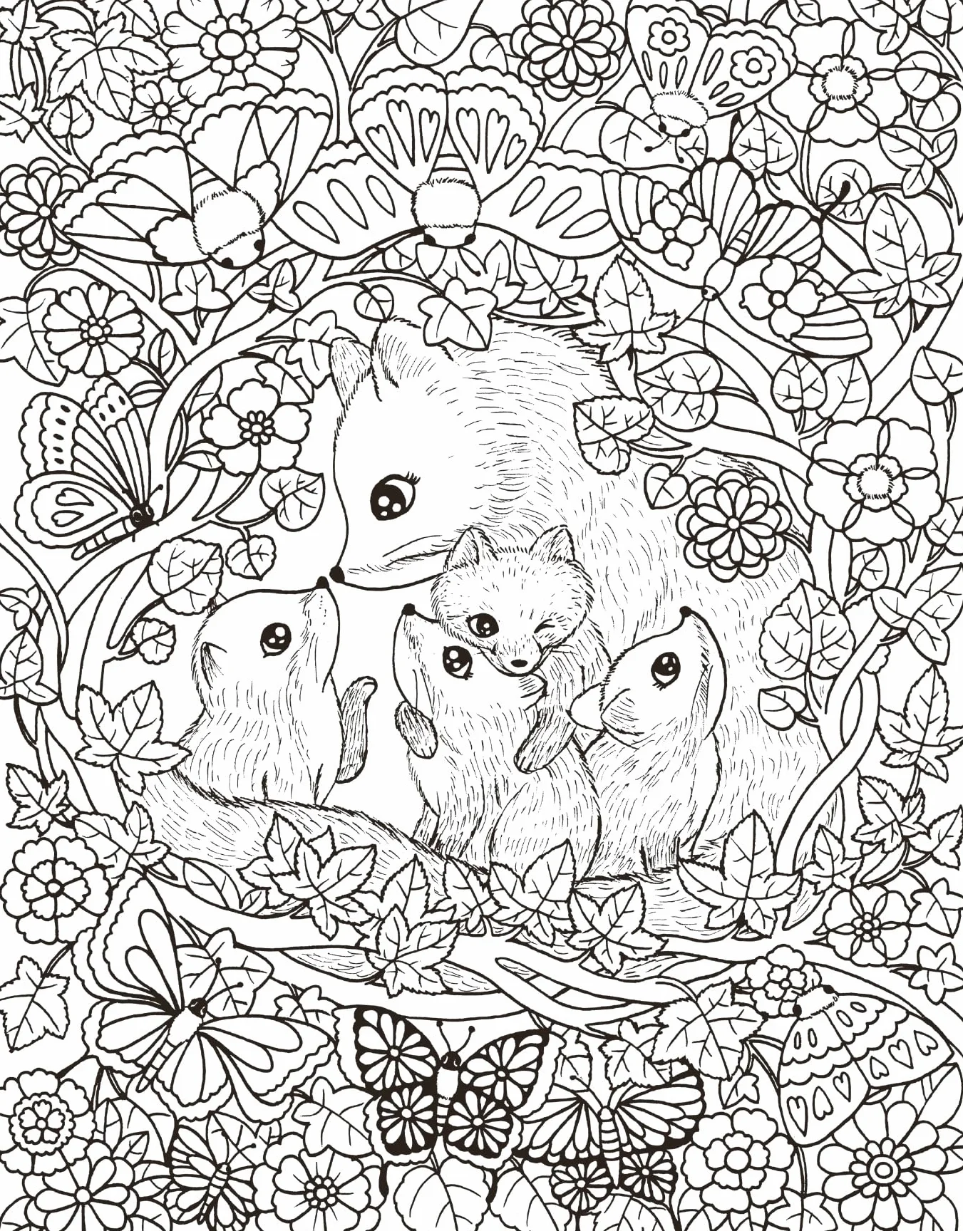 Le monde enchanté de Lulu Mayo: Une année à colorier