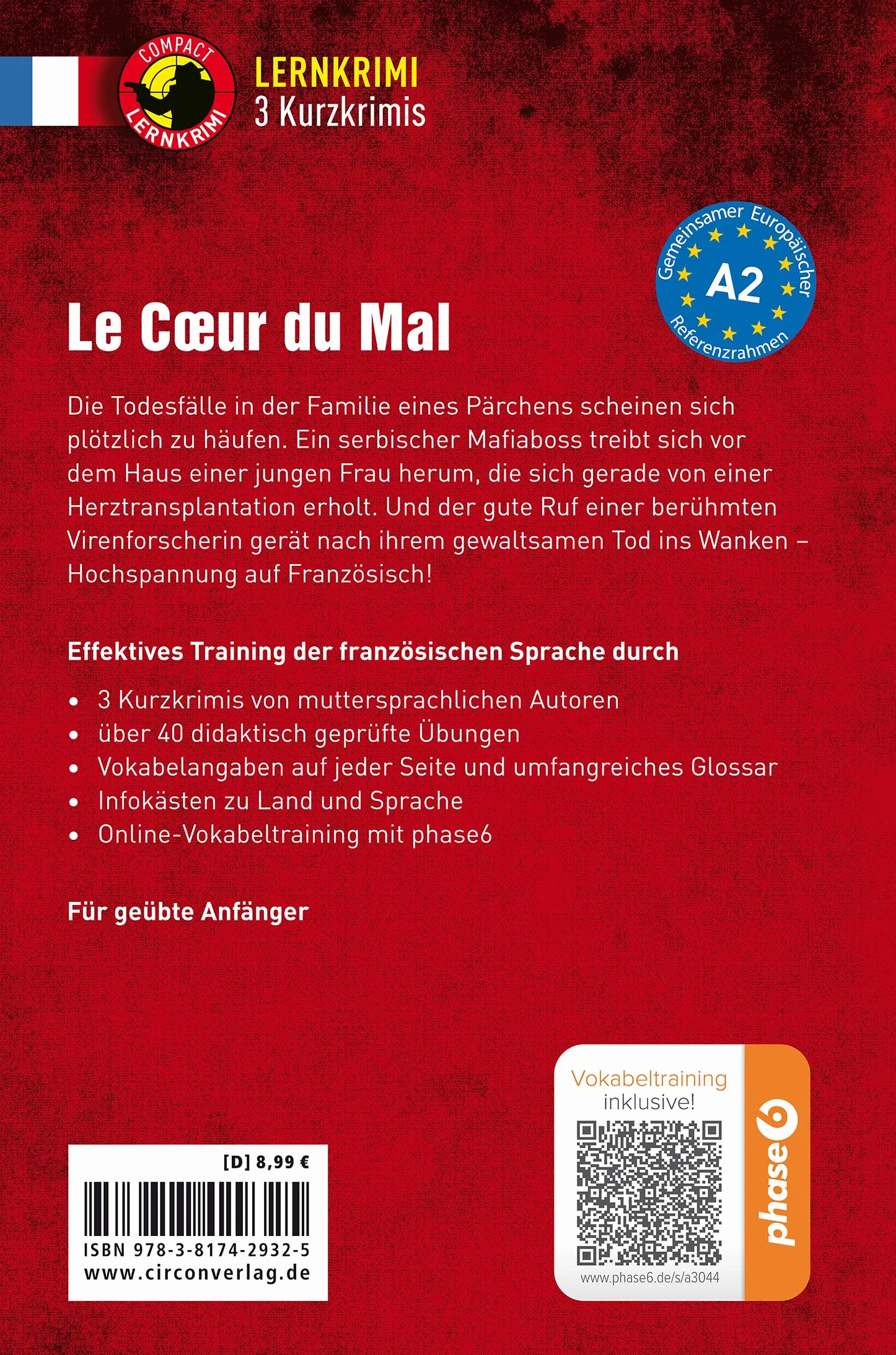 Le Cœur du Mal: Französisch A2
