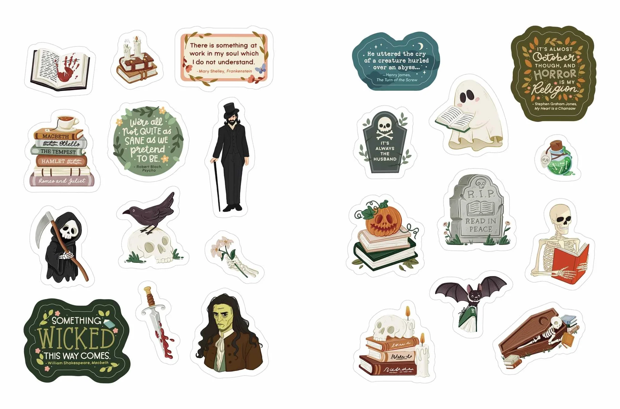One More Page: A Sticker Book for Book Lovers