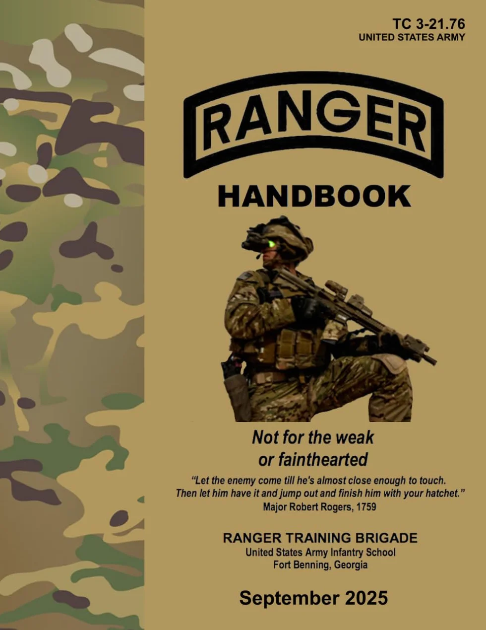 Ranger Handbook: TC 3.21-76, Sept 2025 Edition