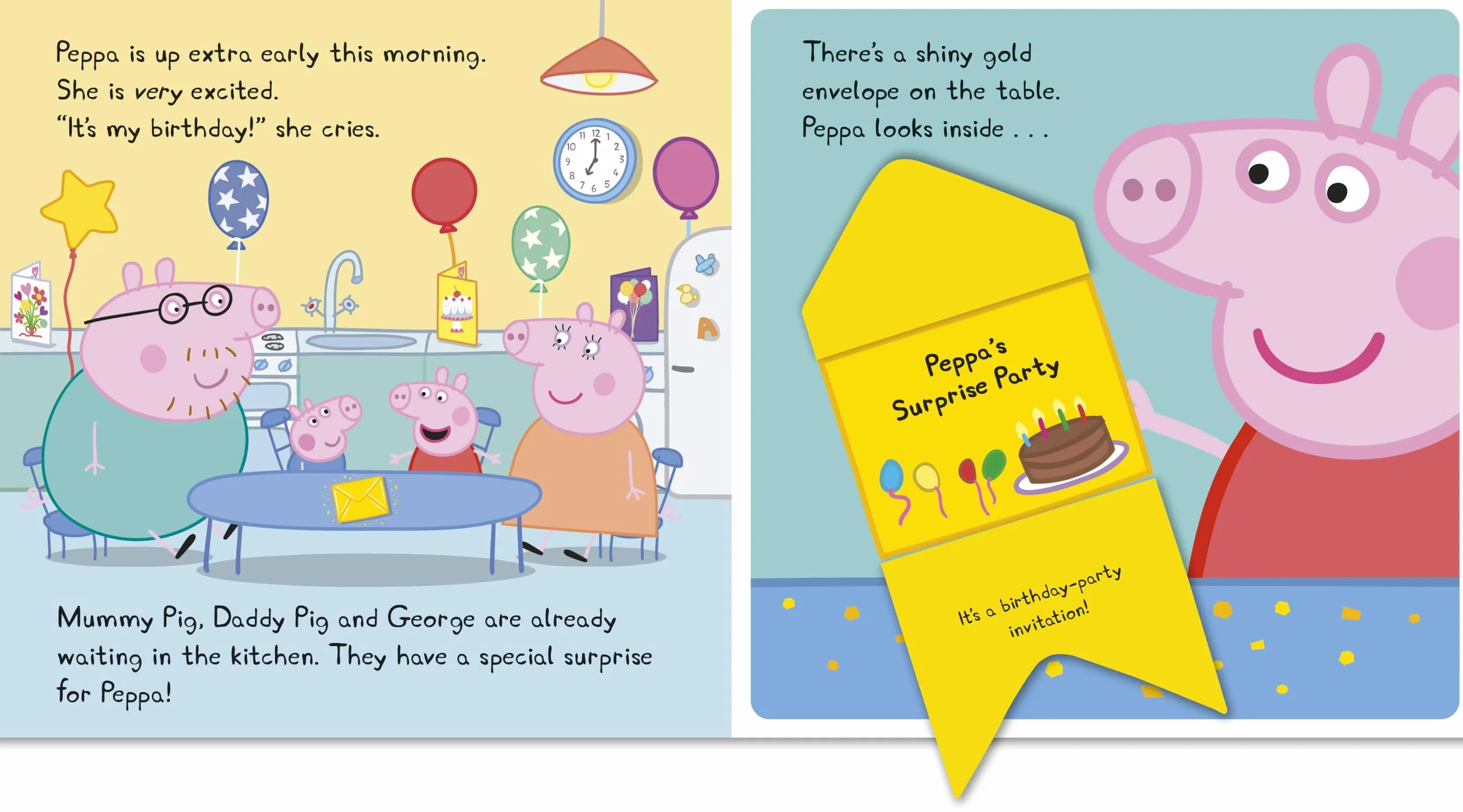 Peppa Pig: Peppa's Surprise Party: A Lift-the-Flap Book