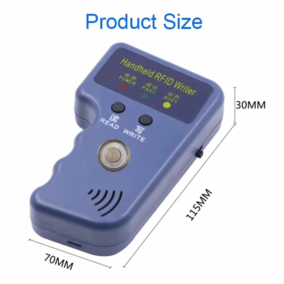 Czytnik RFID I-Button RW1990 125 kHz T5577 EM4305 CET5200 TM karty chipowe