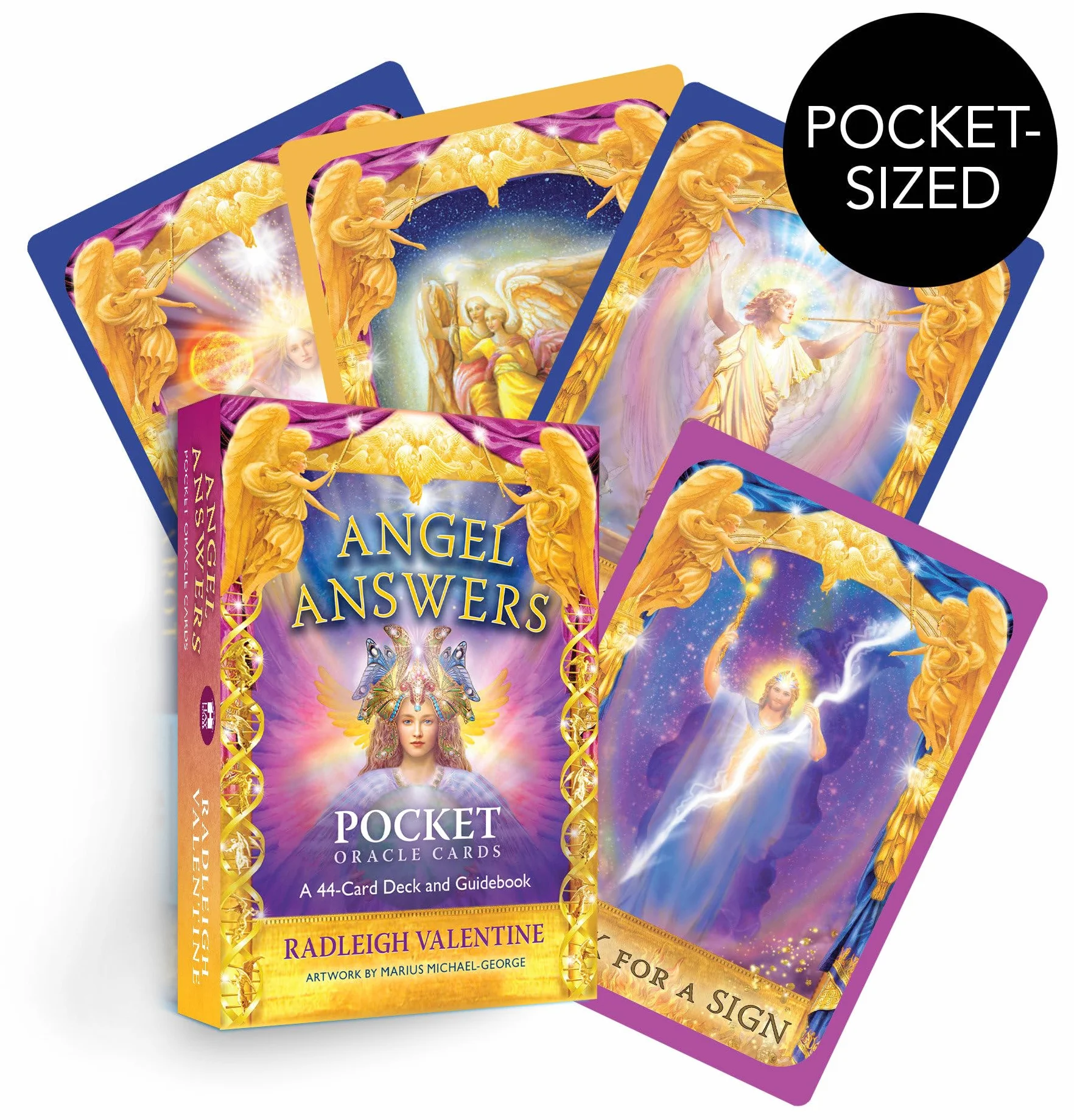 Angel Answers Pocket Oracle Cards: A 44-Card Deck and Guidebook