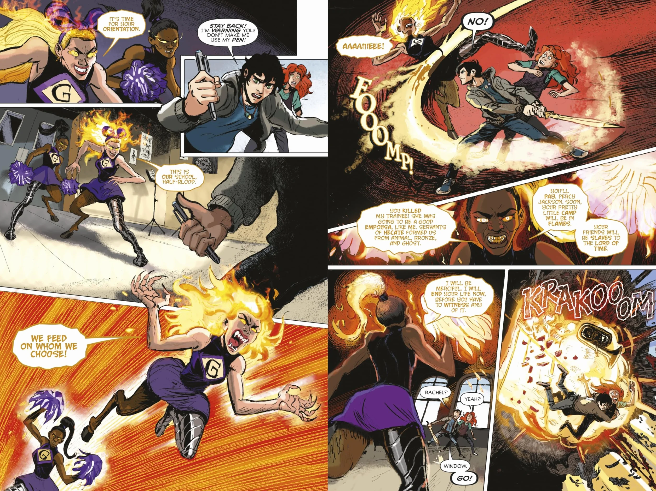 Percy Jackson Book 4: The Battle of the Labyrinth Graphic Novel