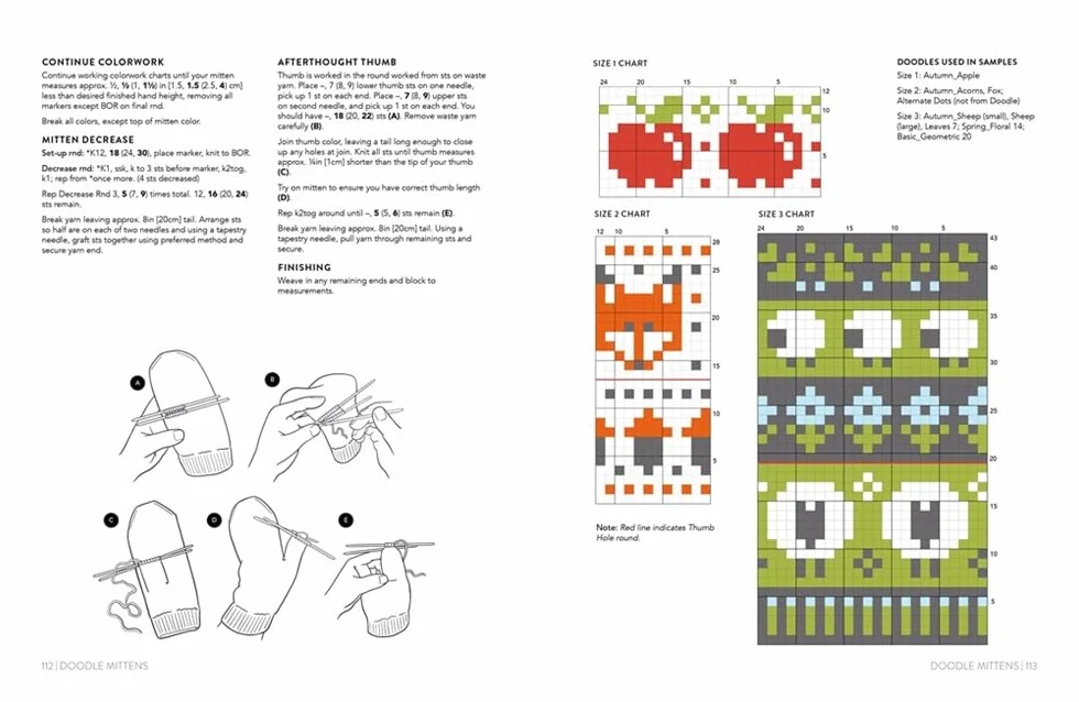 The Doodle Knit Directory: 200 Mix & Match Motifs and Patterns for Knitted Accessories