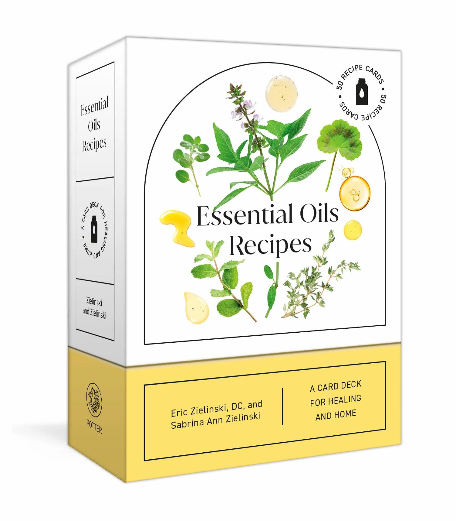Essential Oils Recipes: 52-Card Deck for Healing and Home 50 Recipes
