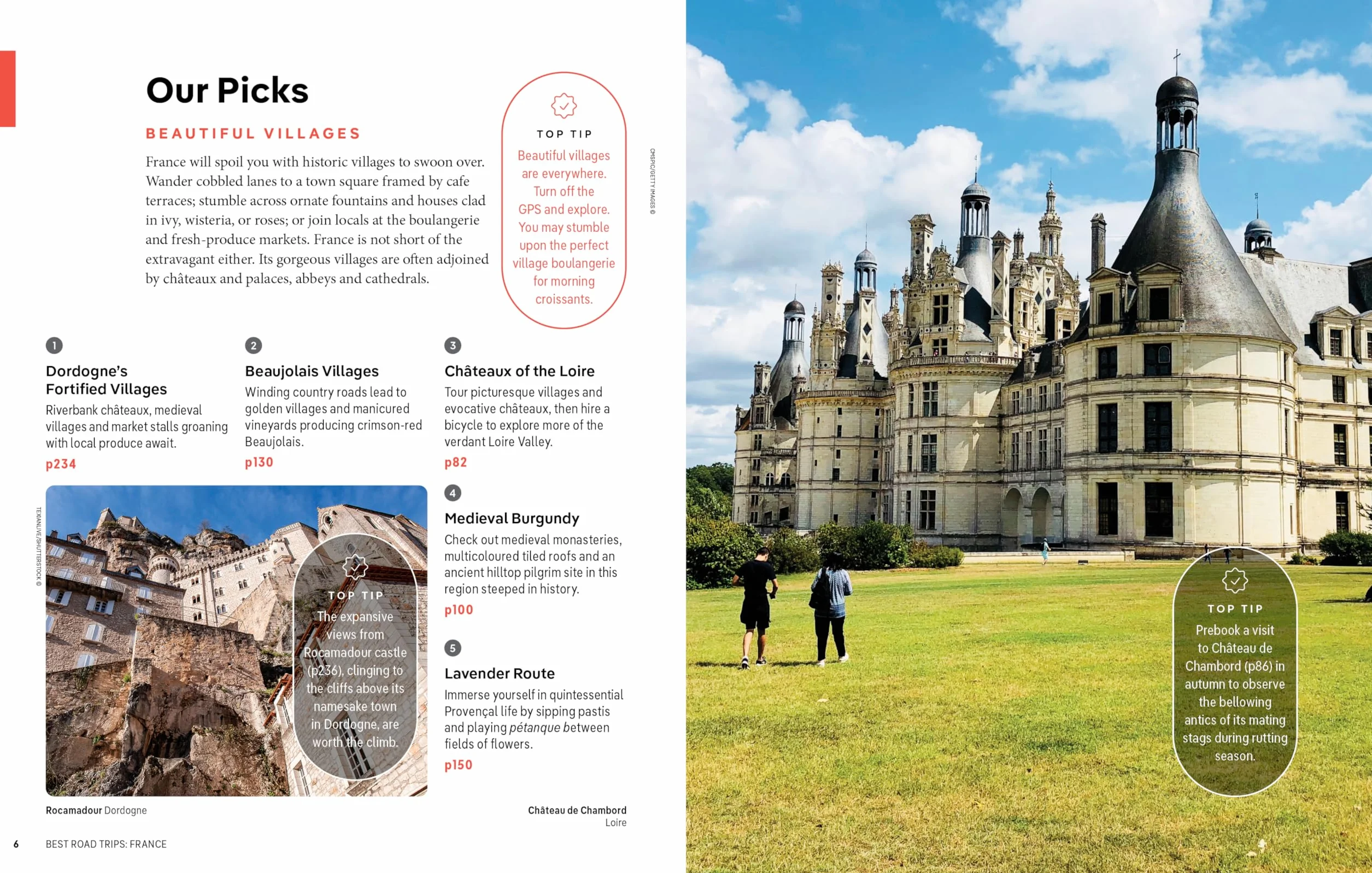 Best Road Trips France 4ed - anglais: Detailed Itineraries Travel Like a Local Insider Tips Covers Paris, Normandy, Loire Valley, Provence, and More