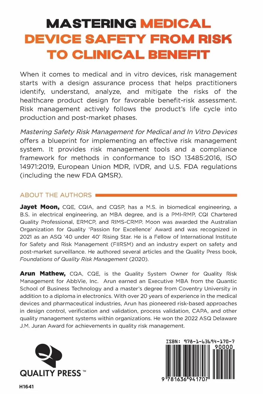 Mastering Safety Risk Management for Medical and In Vitro Devices