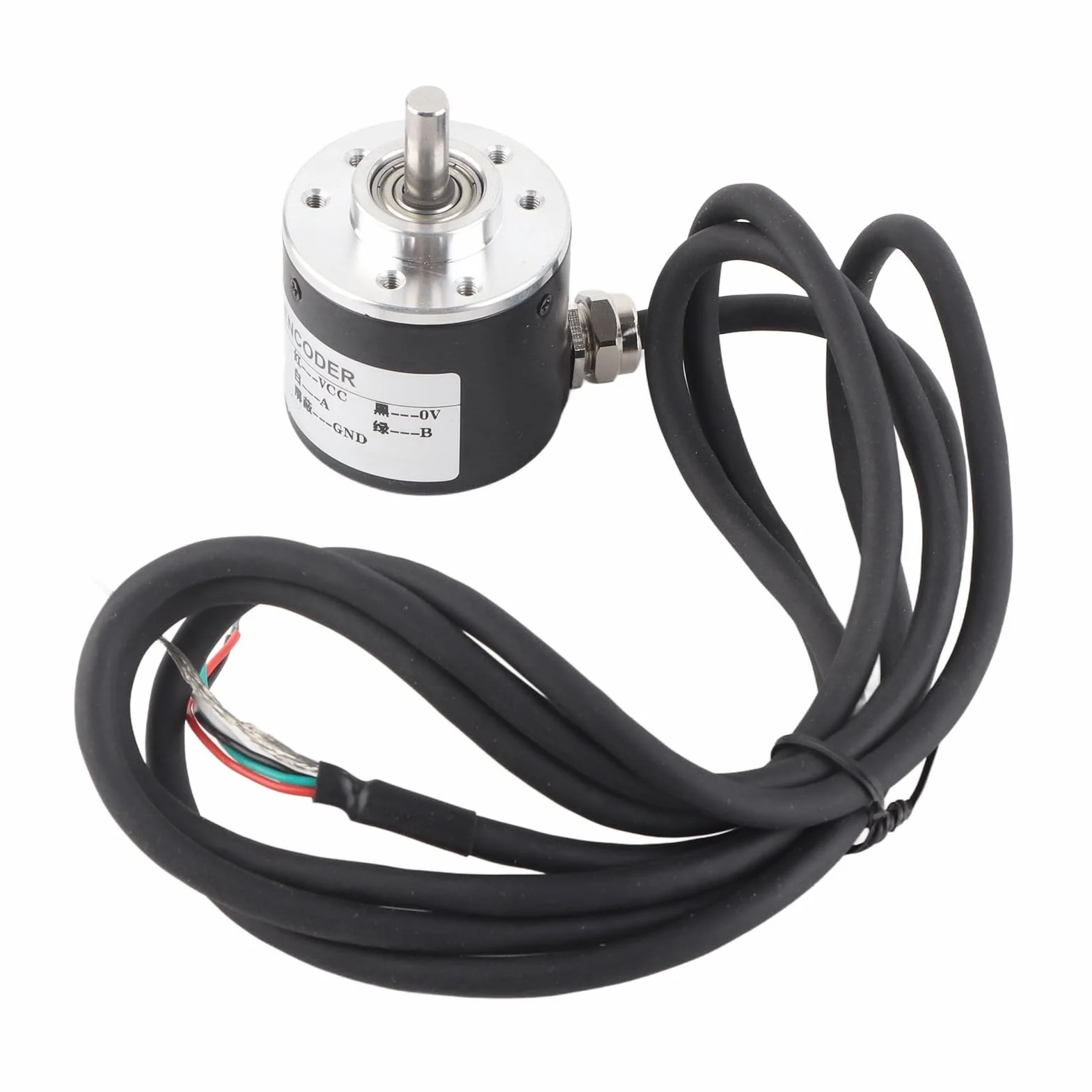 Enkoder Przyrostowy Obrotu 5V-24V AB 2-fazy Wał 6mm 600P/R Czujnik Magnetoelektryczny
