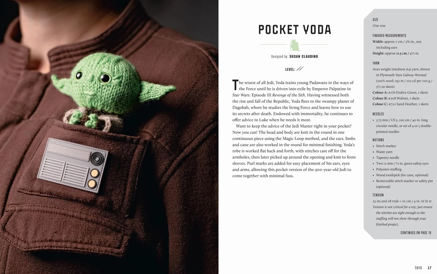 Star Wars Knitting the Galaxy Official Knitting Guide 25 Patterns Costume Toy Apparel DIY