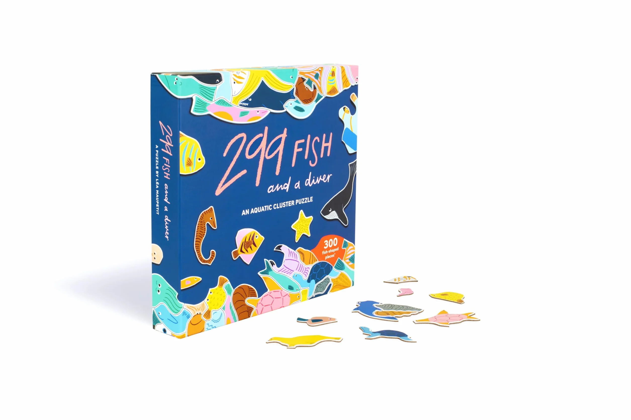 299 Fish (and a diver) An Aquatic Cluster Puzzle /anglais