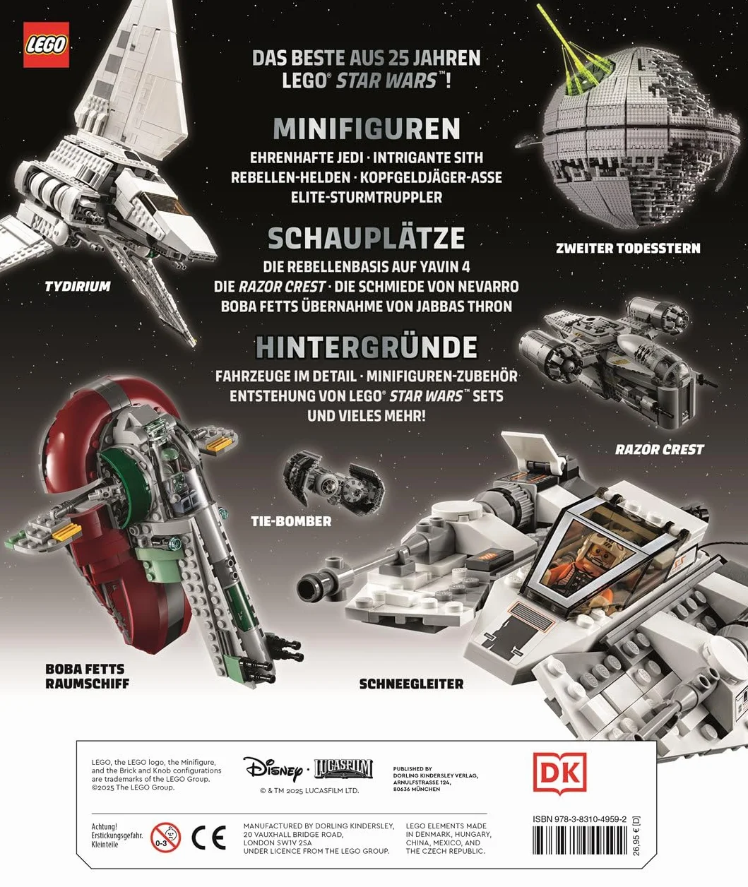 LEGO® Star Wars(TM) Lexikon der Figuren, Raumschiffe und Droiden: Der Bestseller komplett neu. Mit einer exklusiven Star Wars-Minifigur. Das Buch zu 25 Jahre LEGO® Star Wars(TM)