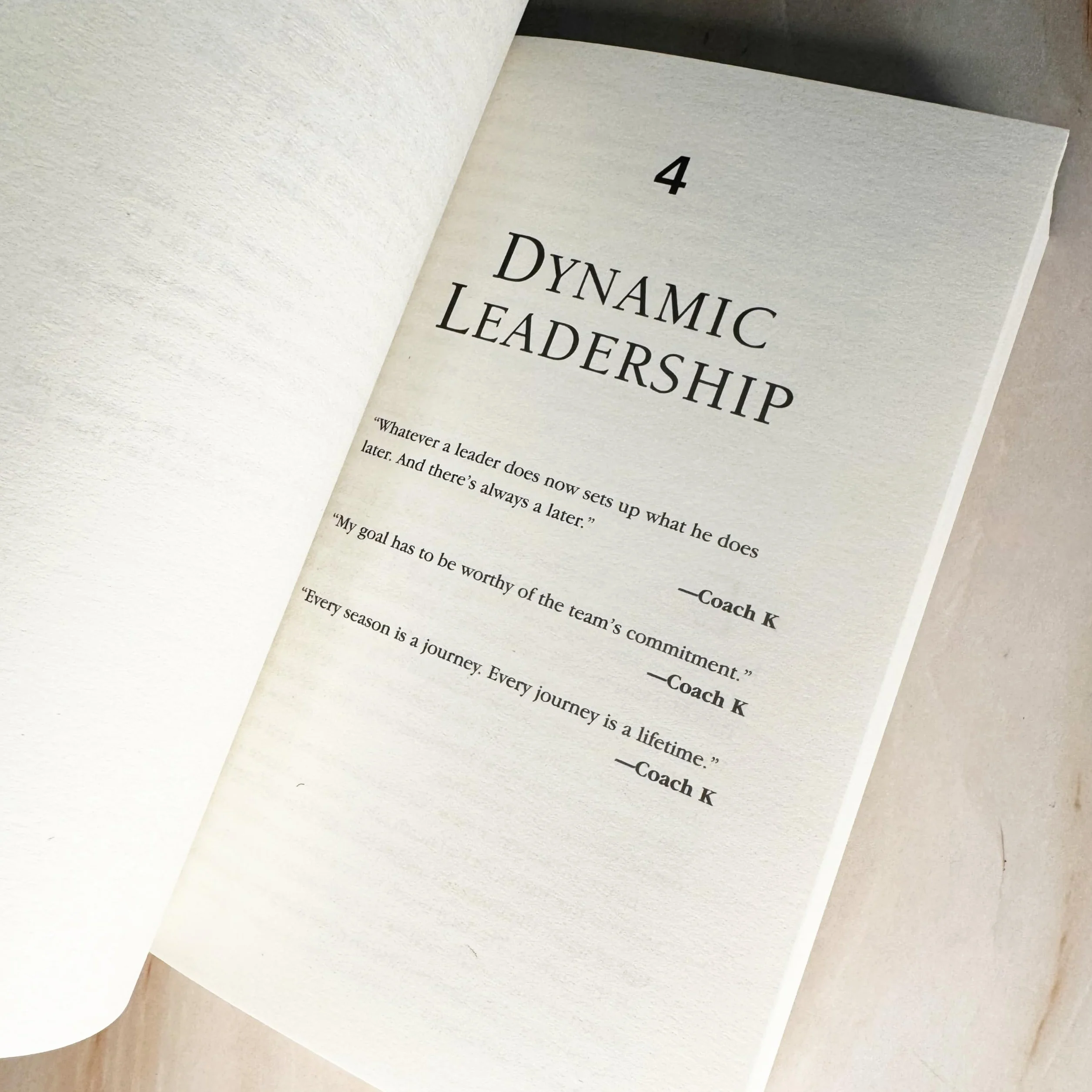 Leading with the Heart: Coach K's Successful Strategies for Sport, Business and Life