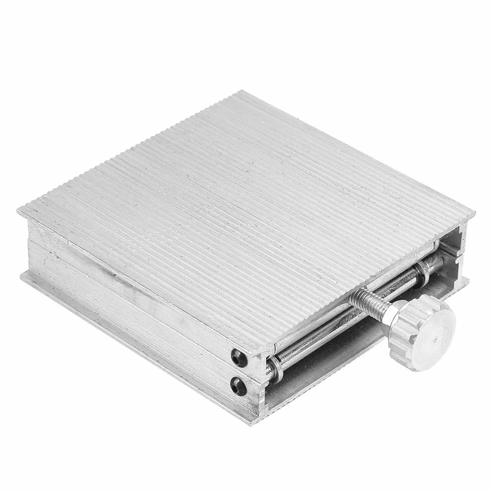 Platforma Podnośna Laboratoryjna 90x90mm, Stojak do Poziomowania Narzędzie Pomiaru Podłogi, Stop Aluminium