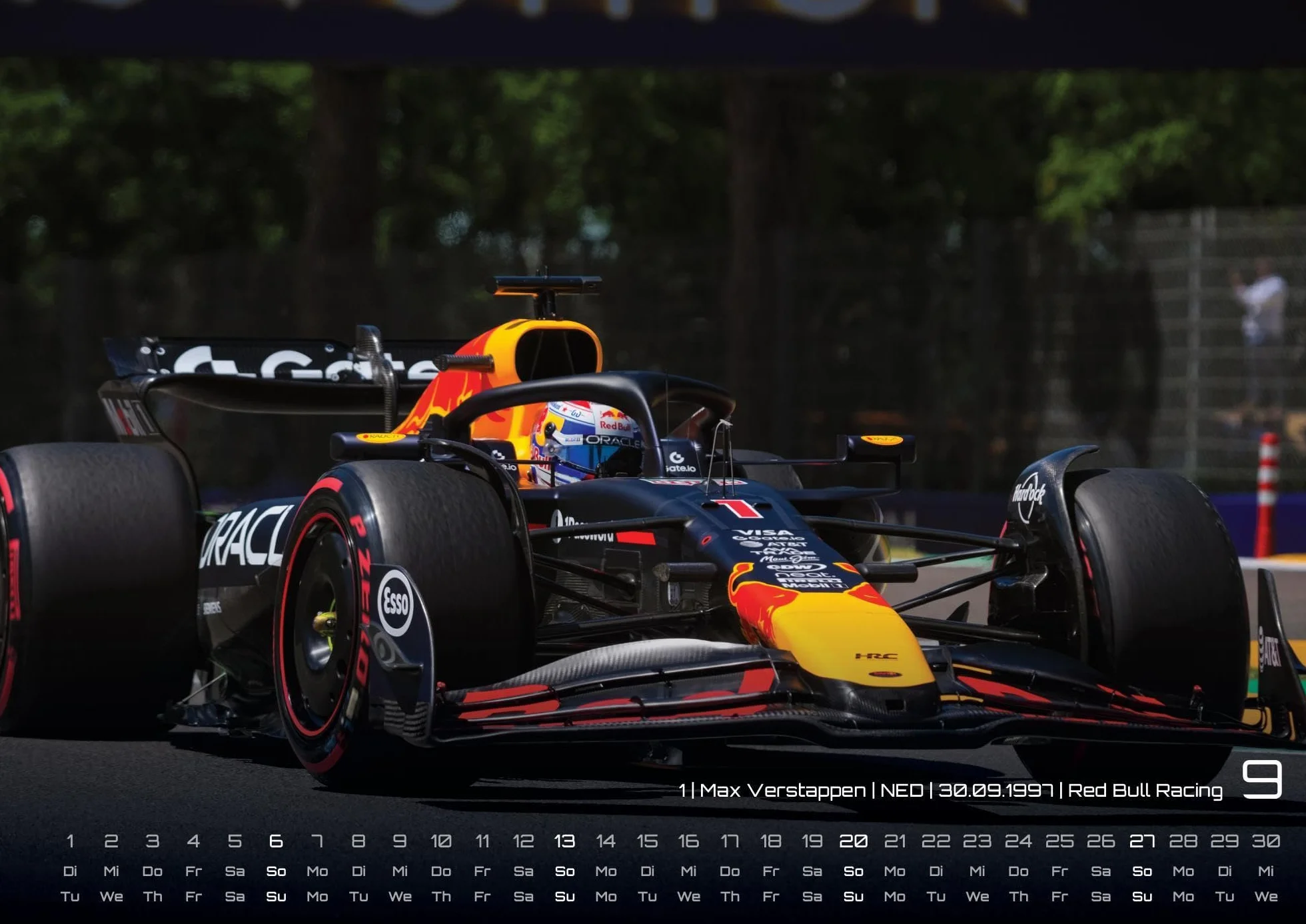 Formel 1 Kalender 2026 DIN A2: F1 Grand Prix Wandkalender für Fans