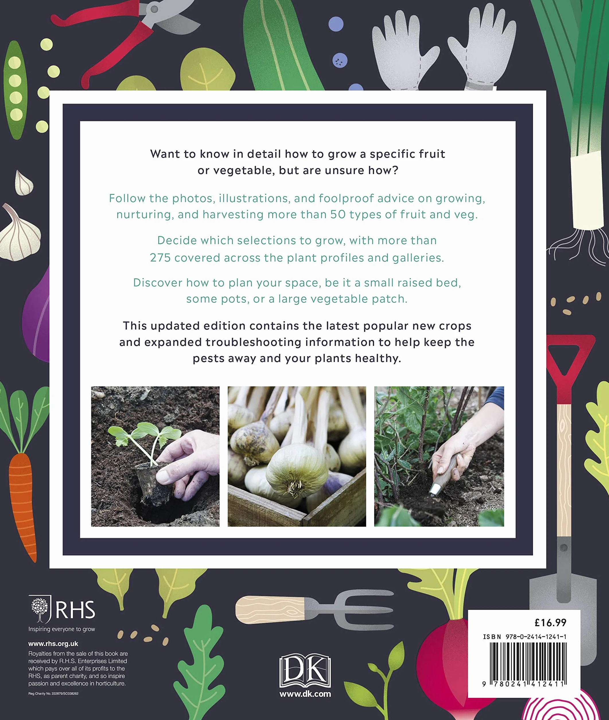 RHS Step-by-Step Veg Patch: Foolproof Guide to Growing Fruit & Veg