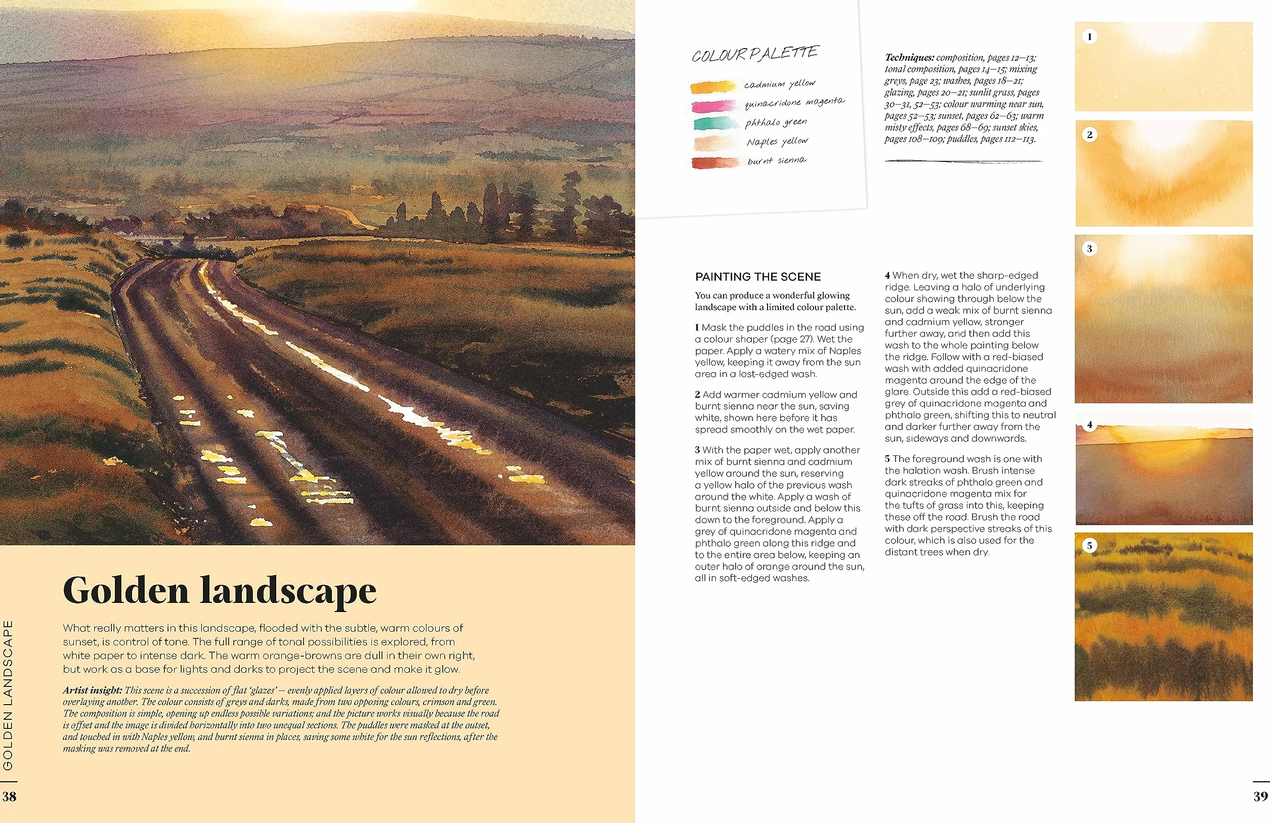 Paint 50 Landscapes: A Complete Guide to Painting Landscapes and Seascapes in Watercolour