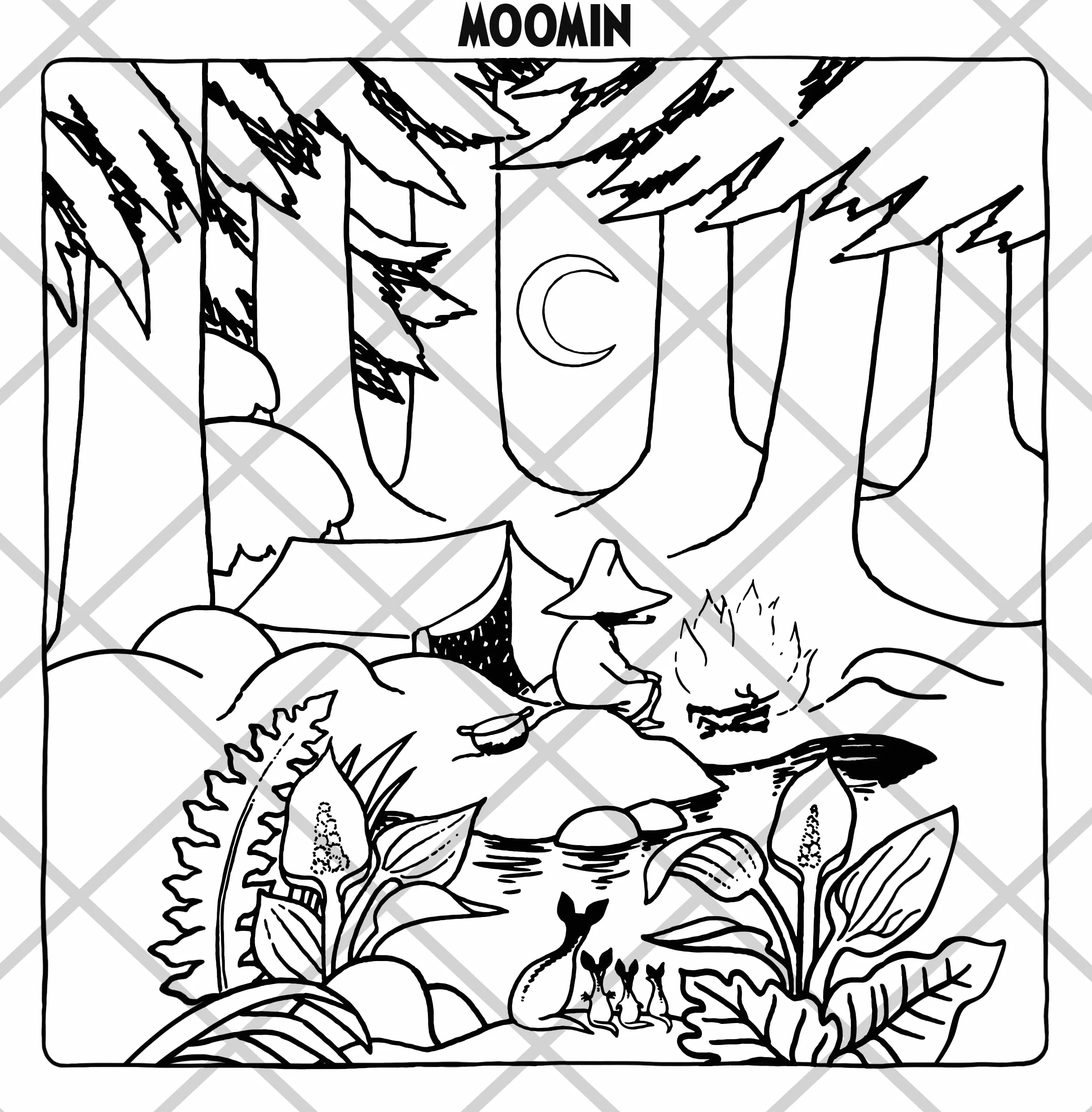 Moomin Moments: A Cute and Cosy Colouring Book for All Ages