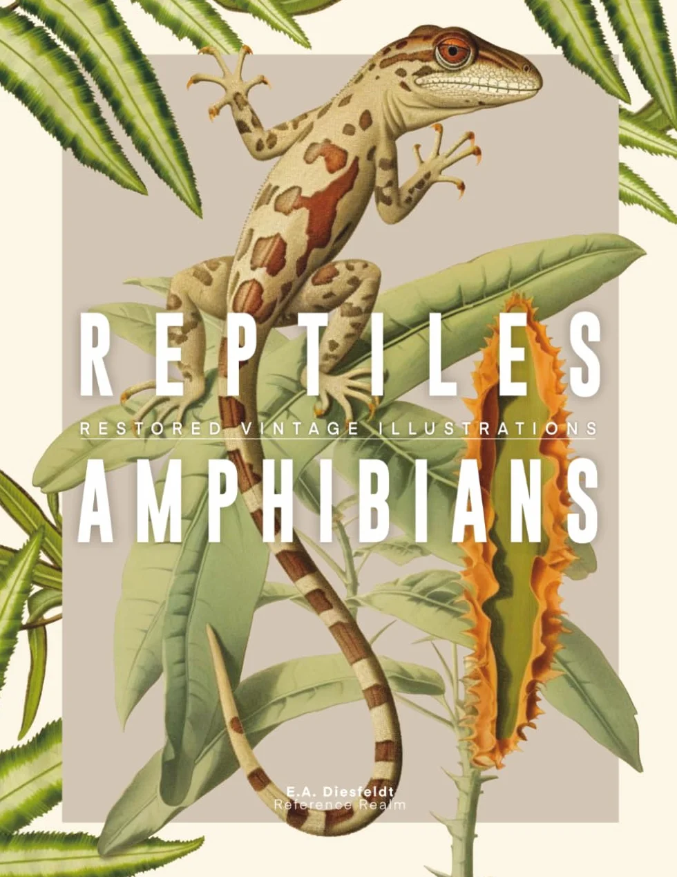 Tattoo Reference Book: Reptiles & Amphibians, Restored Vintage Illustrations for Artists and Designers