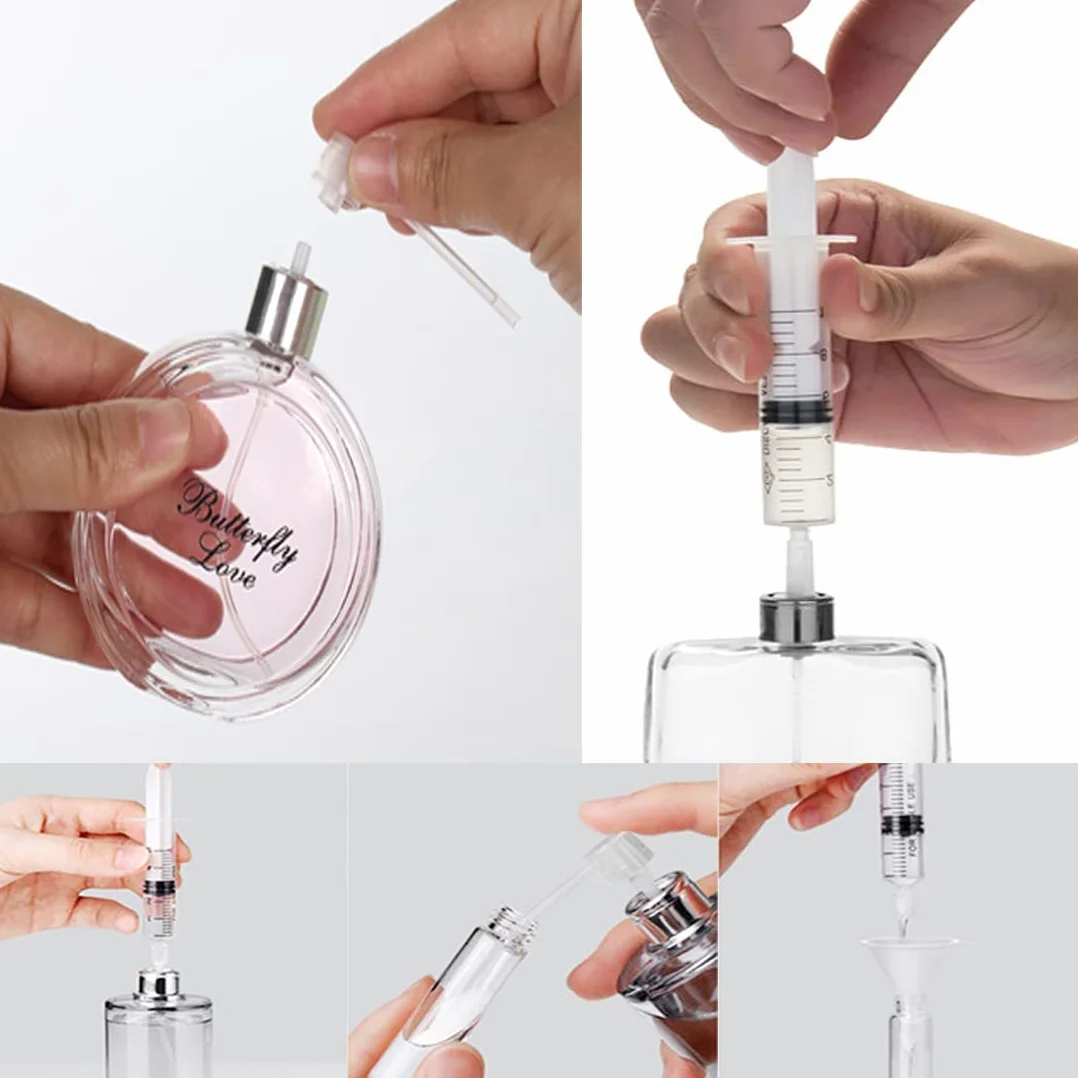 Strzykawka plastikowa wielokrotnego użytku 10 ml z adapterami do ekstrakcji