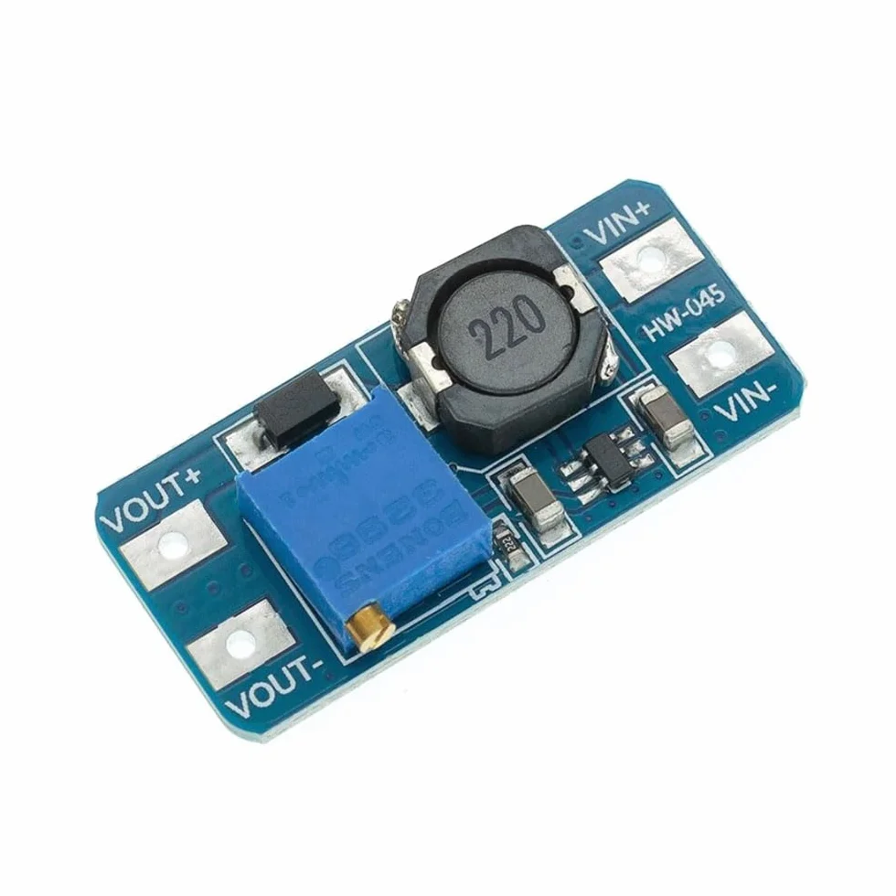 MT3608 2A Konwerter DC-DC 2-24V do 5-28 V Step Up Regulowany regulator napięcia wzmacniacz Buck 5V 12V 24V (1 szt.)