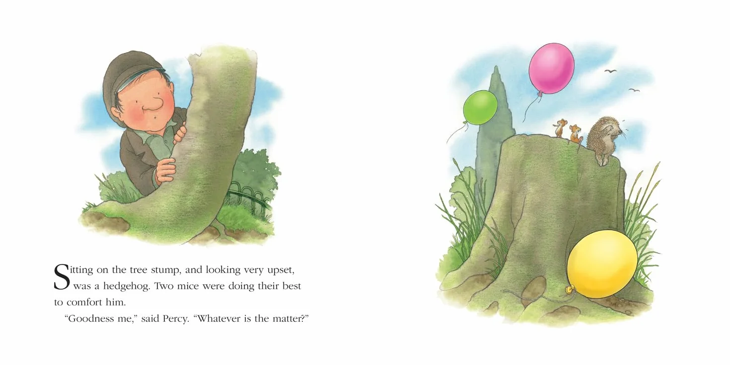 Hedgehog's Balloon: Funny Illustrated Children's Picture Book Percy the Park Keeper