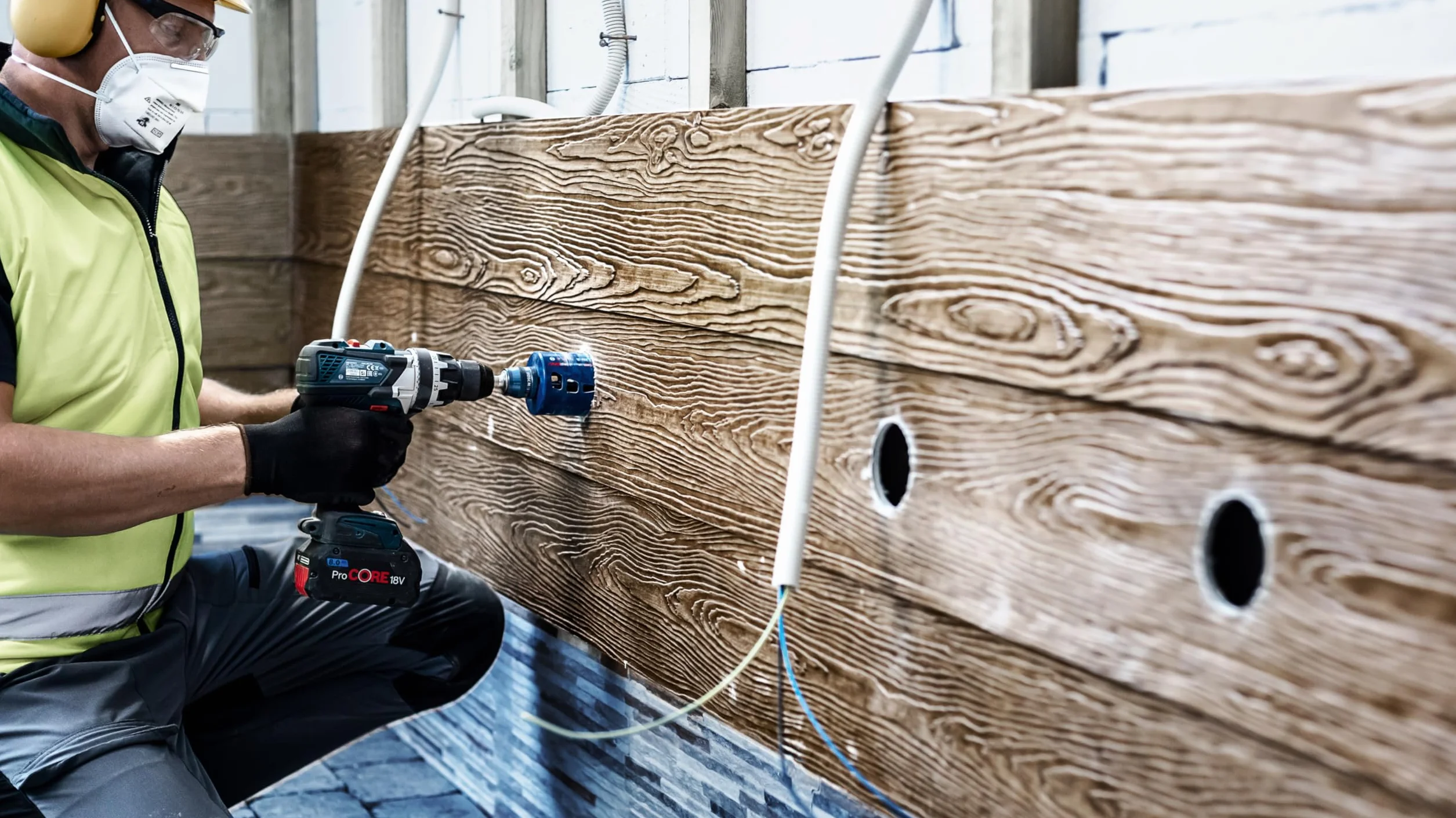 Bosch Professional 1x Zestawy startowe pił otwornic EXPERT Tough Material (do Drewno z metalem, Ø 68 mm, Akcesoria Wiertarki/wkrętarki udarowe)