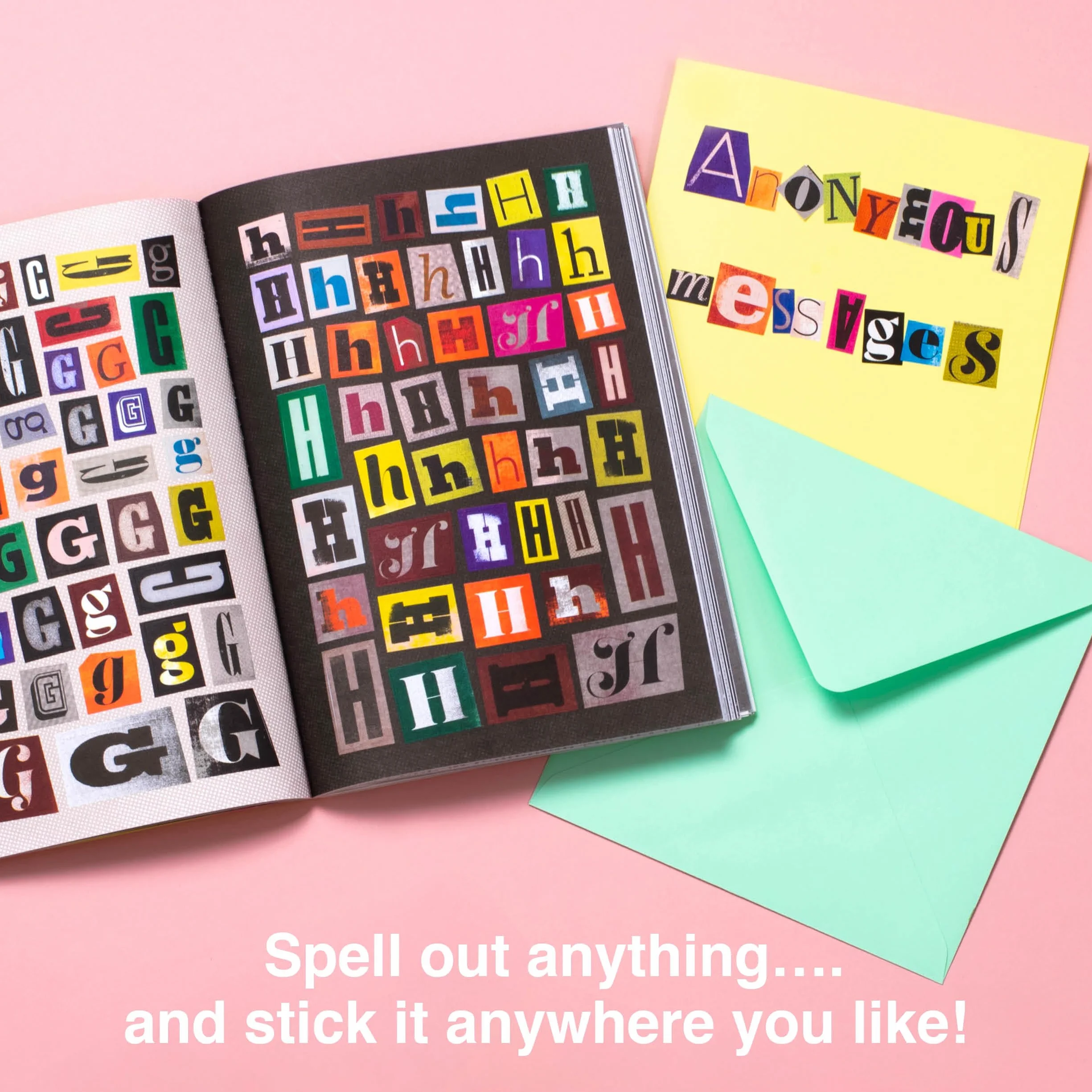The Ransom Note Sticker Book /anglais: Thousands of Letters for Your Anonymous Messages