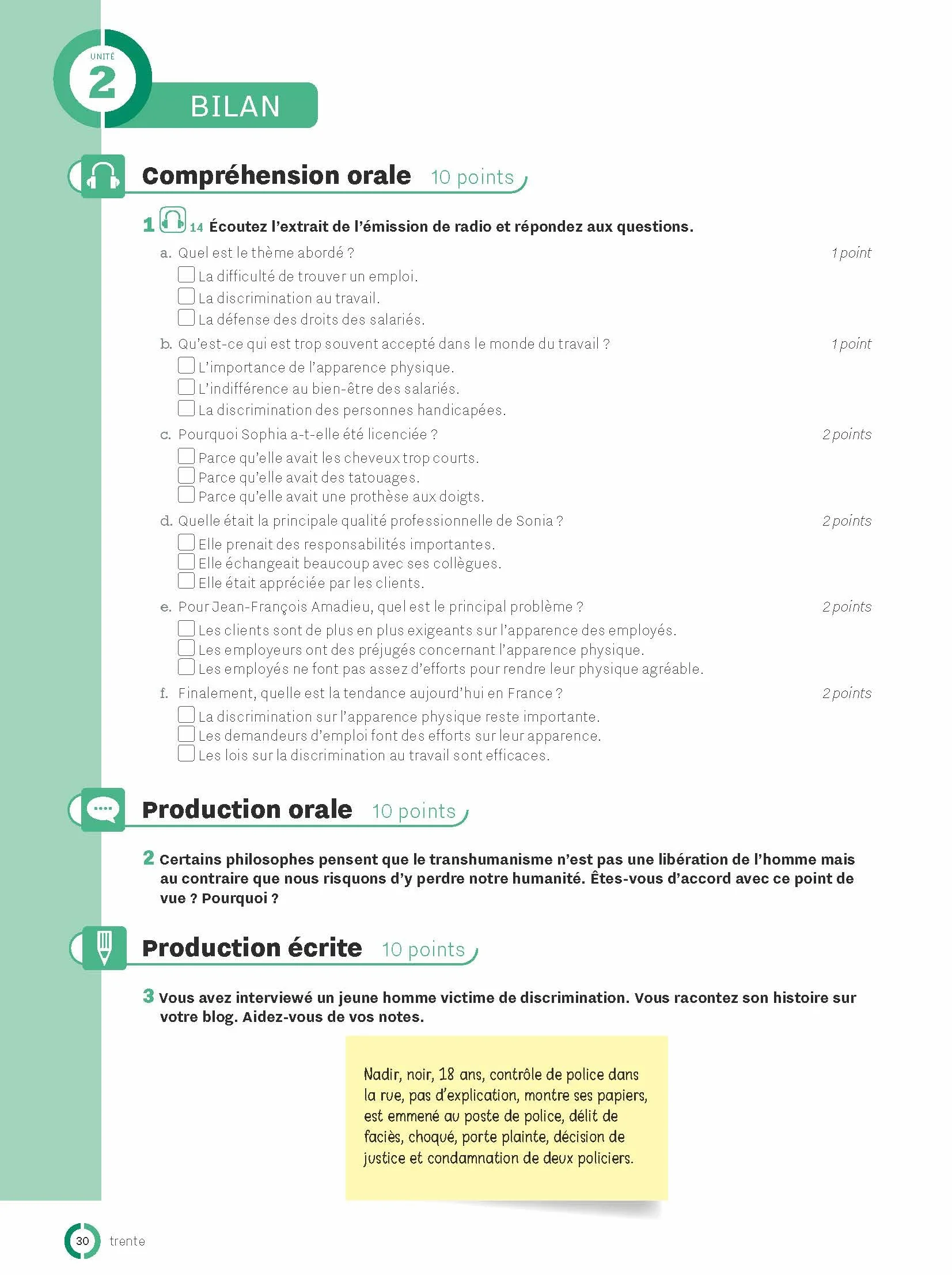 Inspire 4 - Cahier d'activités (B2)