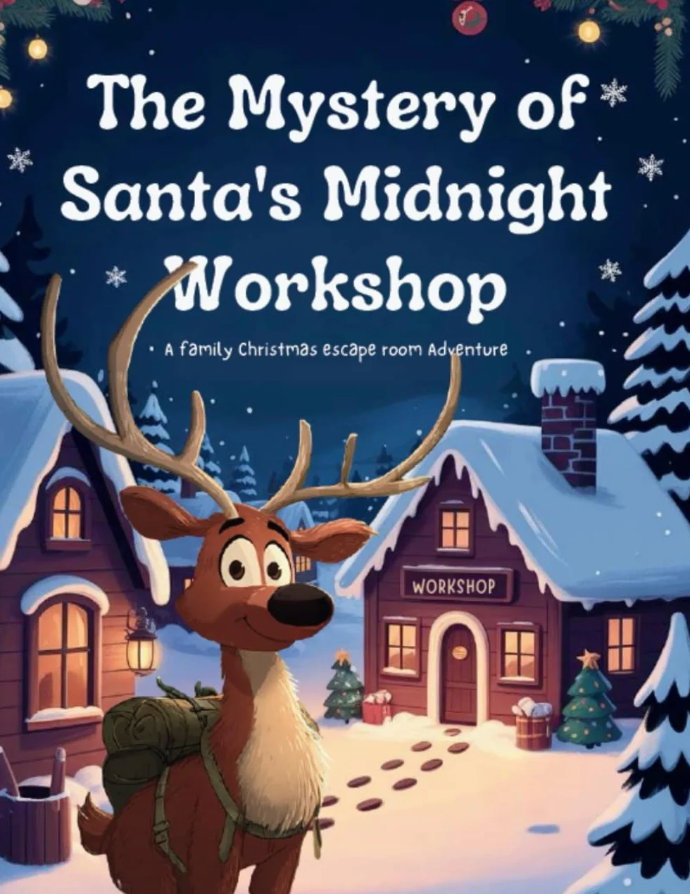 Family Escape Room Game: The Mystery of Santa's Midnight Workshop: Christmas Adventure