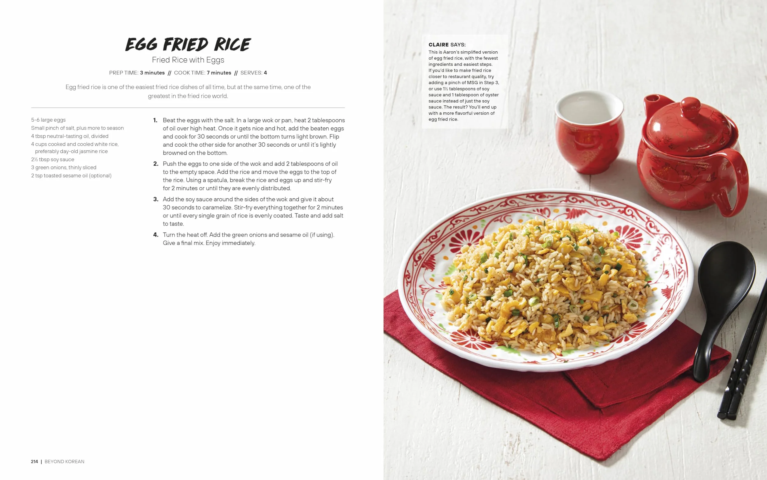 Beyond Korean: Easy Recipes for Korean, Japanese, and Chinese Favorites