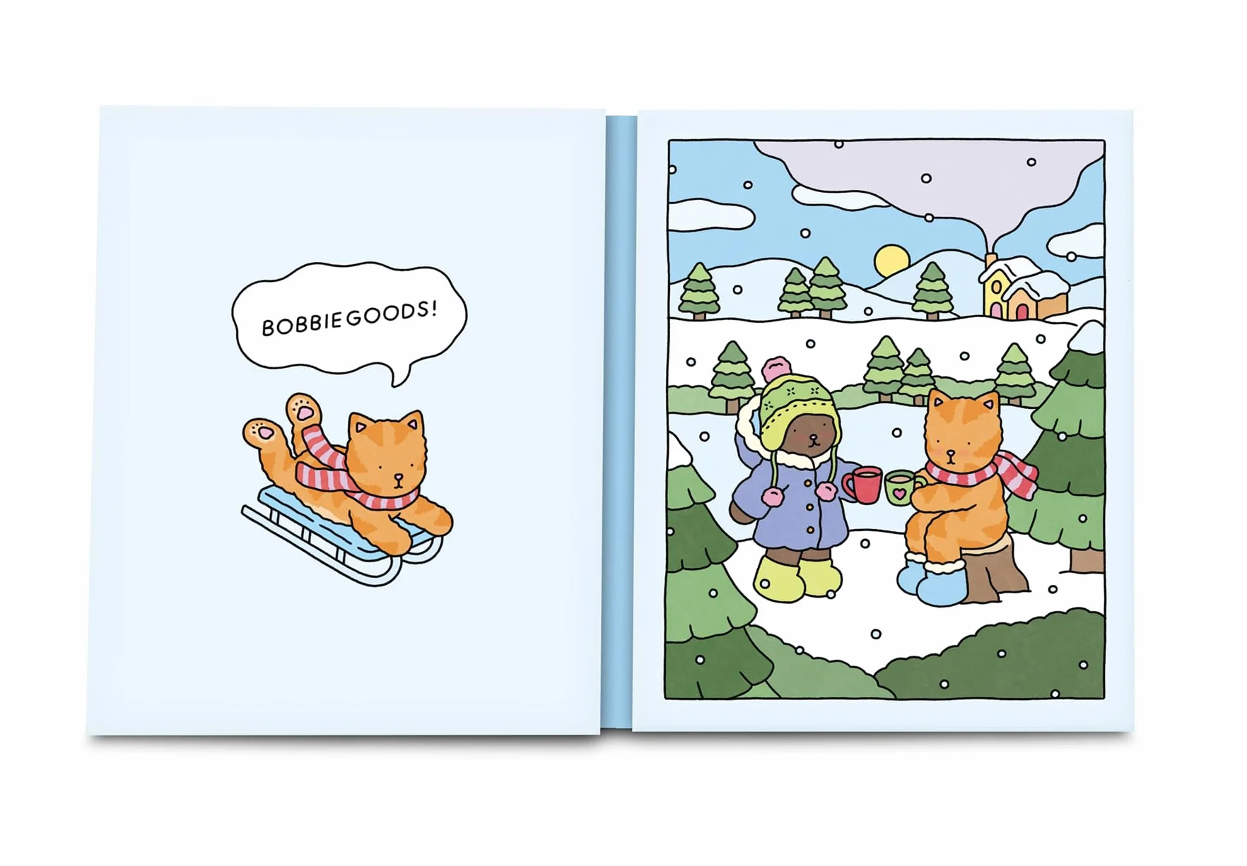 Bobbie Goods Cozy Coloring & Drawing: With a Bonus Coloring Pad