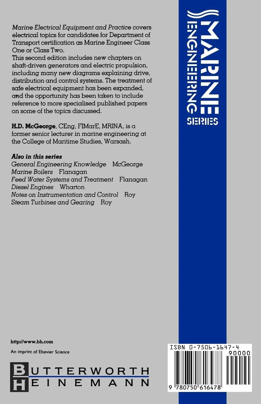 Marine Electrical Equipment and Practice