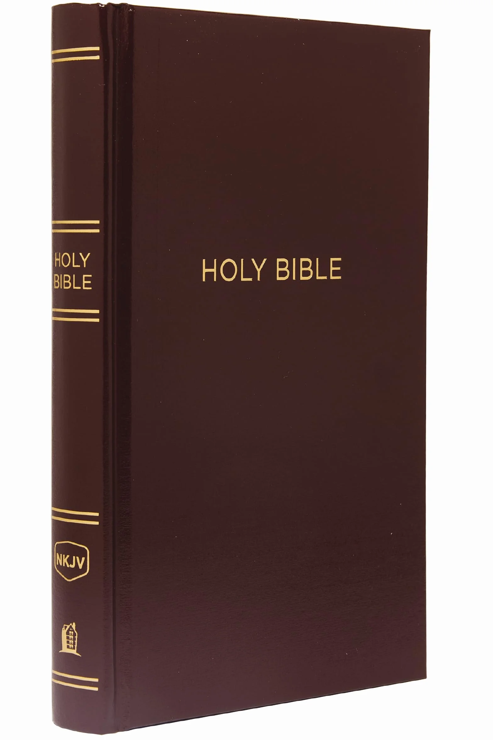 NKJV, Pew Bible, Hardcover, Burgundy, Red Letter Edition: Holy Bible, New King James Version