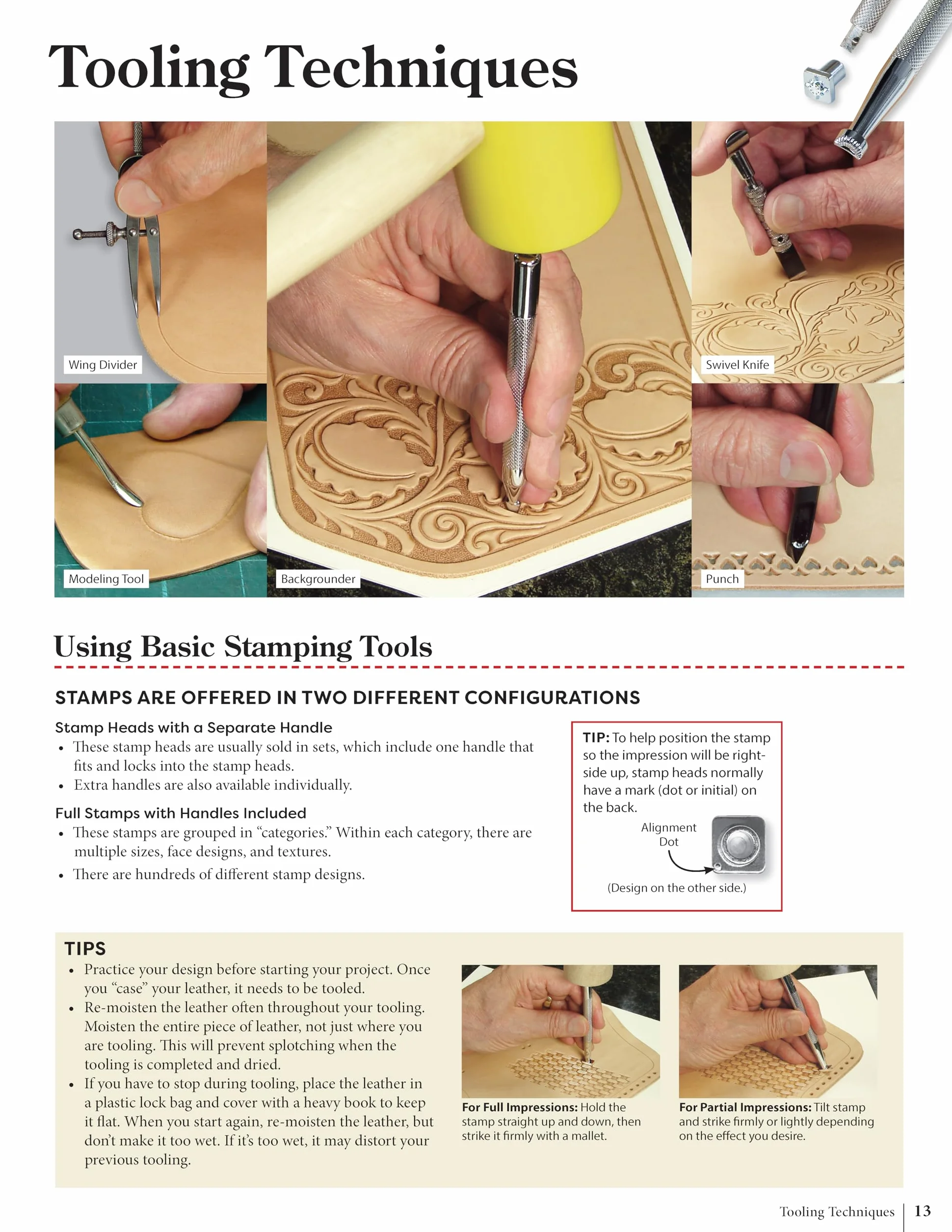 Projects in Leather: Techniques, Patterns, and Step-by-Step Instructions for Making Over 20 Projects
