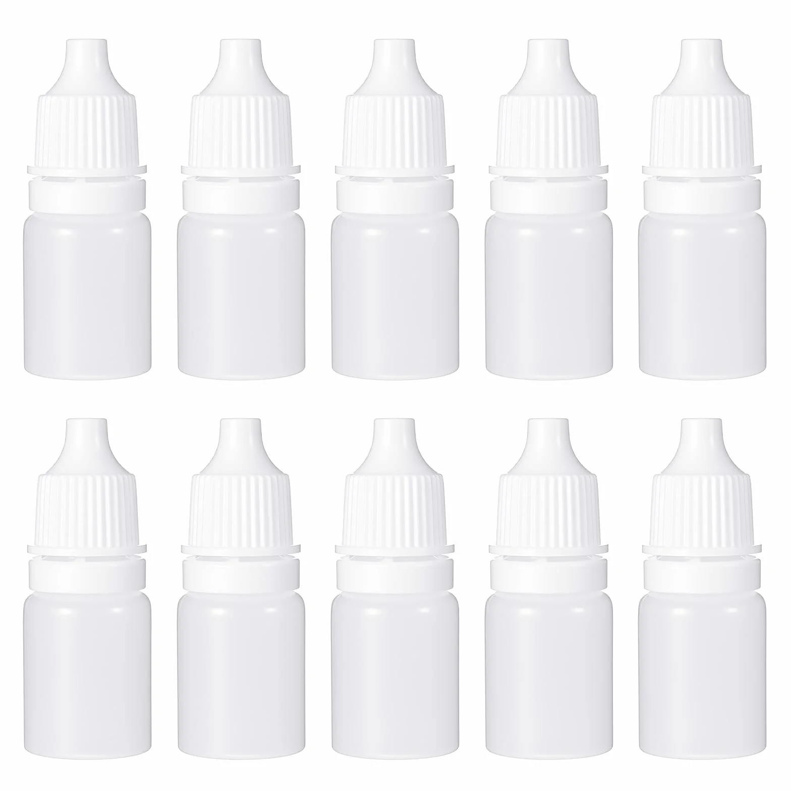 Plastikowa butelka ściskana 5ml z kroplomierzem, pusta butelka z pipetą do oczu