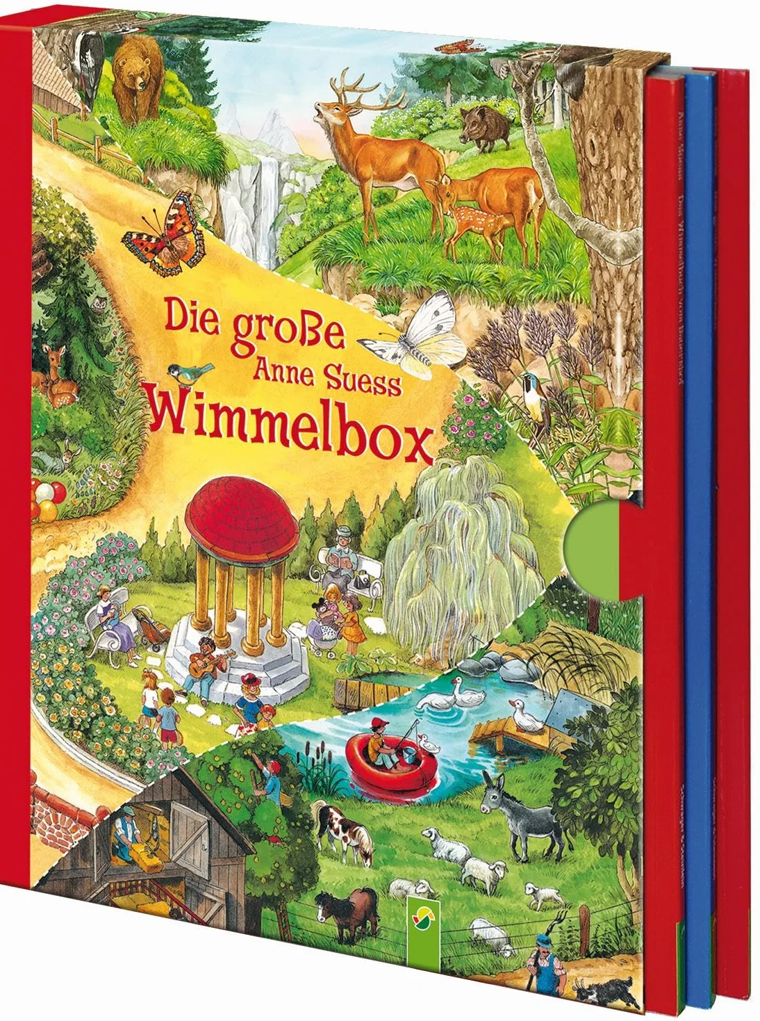 Anne Suess Wimmelbox 3 Wimmelbücher im Schuber