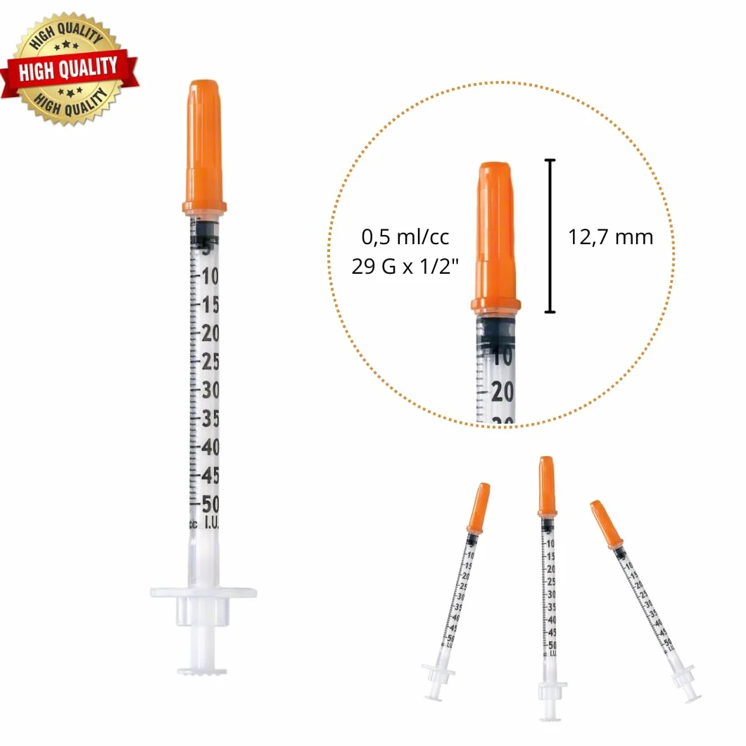 20 probówek plastikowych 0,5 ml/cm³ 29G (0,33 x 12,7 mm), uniwersalne narzędzia pomiarowe, akcesoria laboratoryjne, pakowane pojedynczo