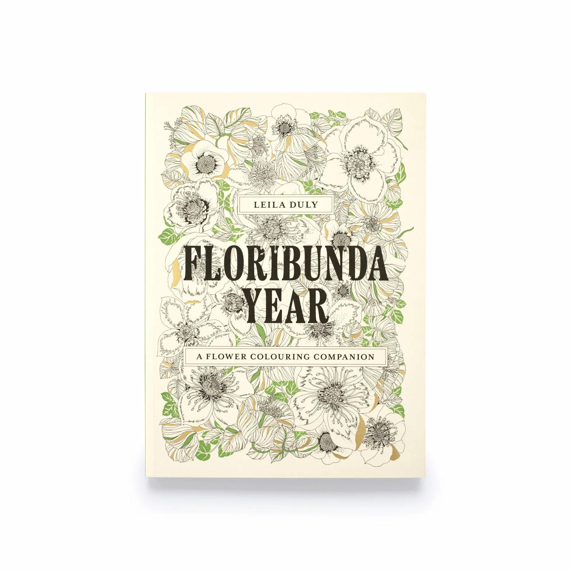 Floribunda Year: A Flower Colouring Companion