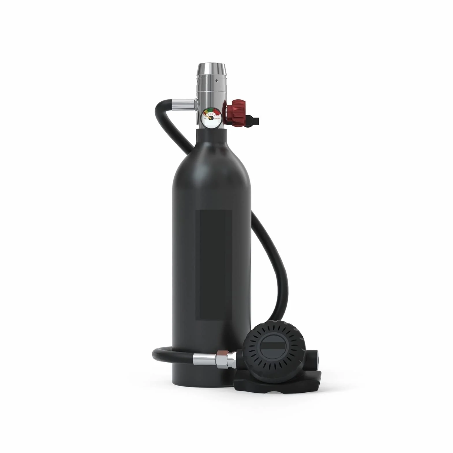 Sprzęt do nurkowania Sprzęt Do Nurkowania Z Butlą Tlenową Zapasowy Respirator Do Nurkowania Na Świeżym Powietrzu Korzystanie z bezpieczniejszego(Nero)