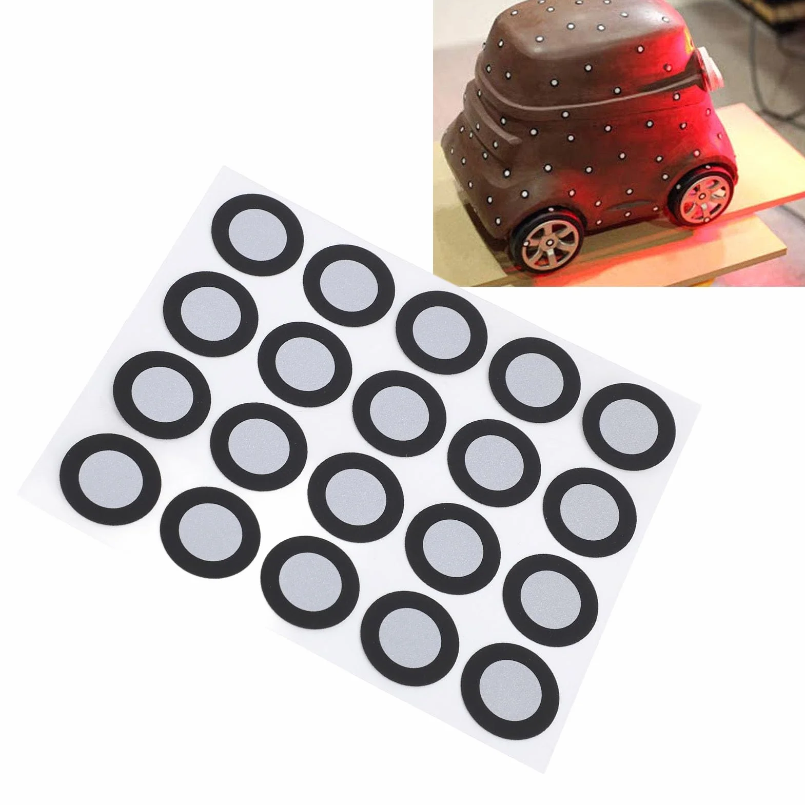 3D Marker Skanowania 12 Mm ID 19 Mm Punkt Odniesienia OD i Rozproszone Odbicie Oznaczenie DOT Wysoka Odbicie Silna Adhezja 3D SKANING MARKERY DOTS DOTS Wszechstronny Użycie